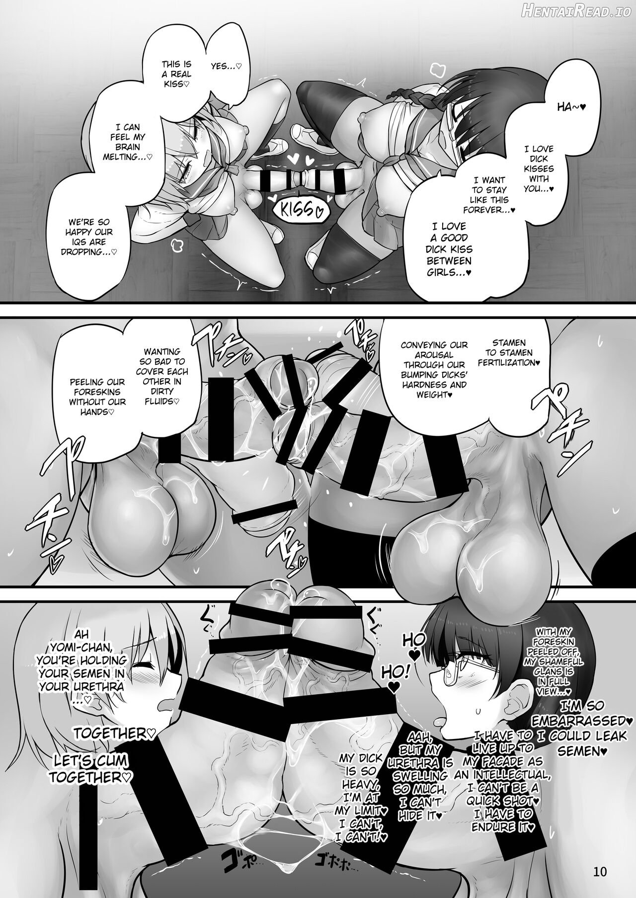 Futanari x Futanari Naisho no Futari Chapter 1 - page 10