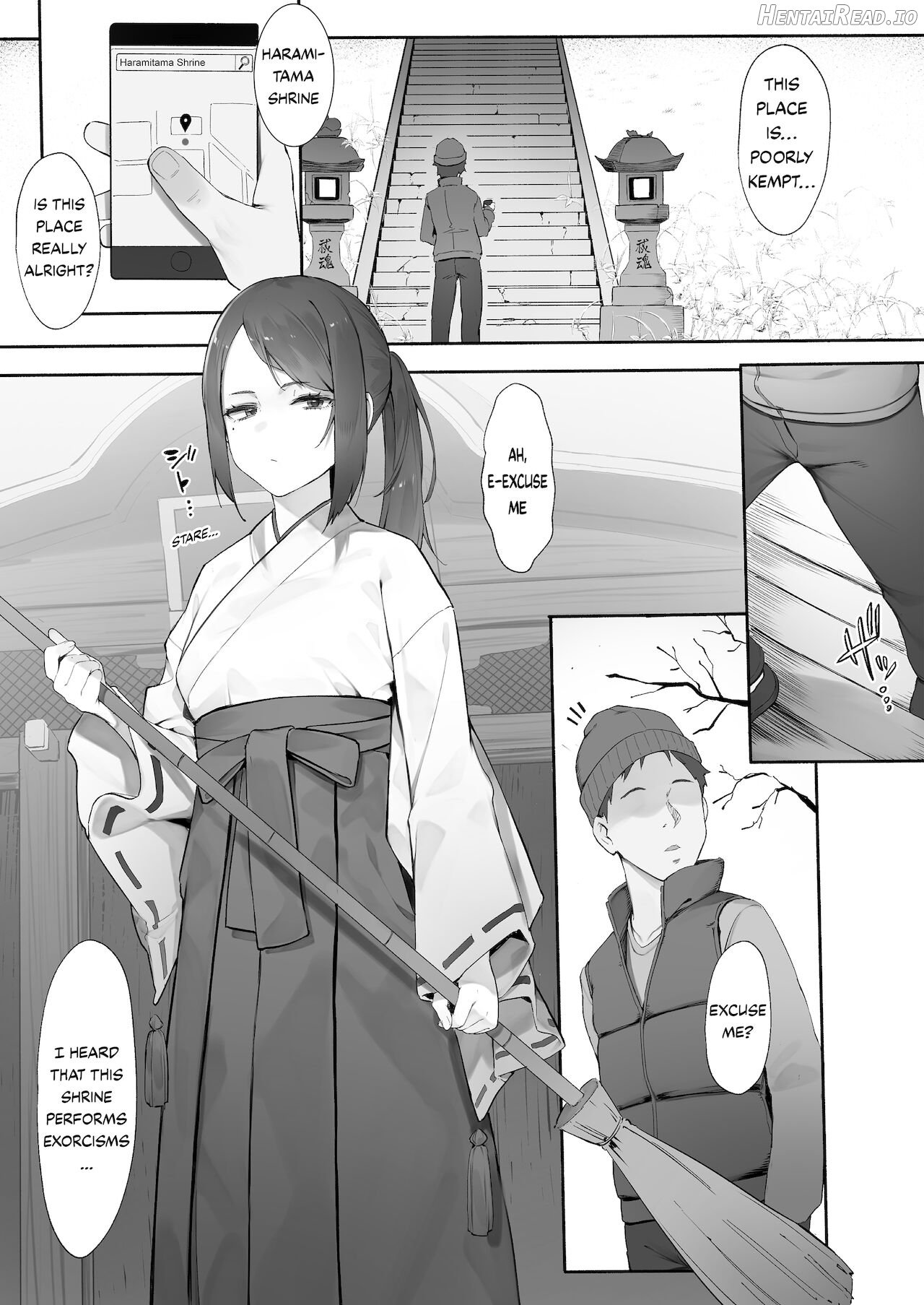 Shinrei Spot ni Ittara Yabbai no ga Tsuita node Nekosogi Suidashite Morau [Zenpen] Chapter 1 - page 2