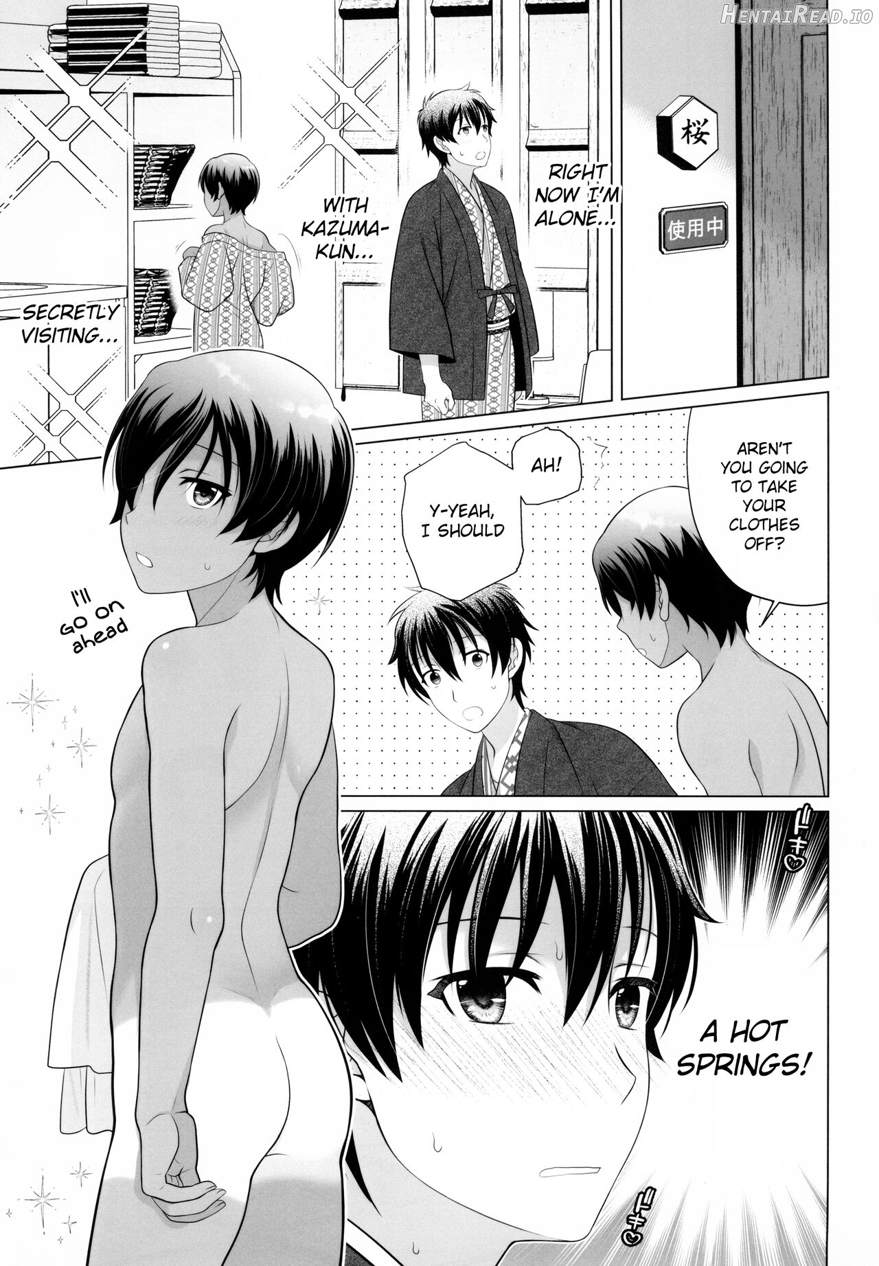 Kazuma-kun to IchaLove Onsen Sex Chapter 1 - page 2