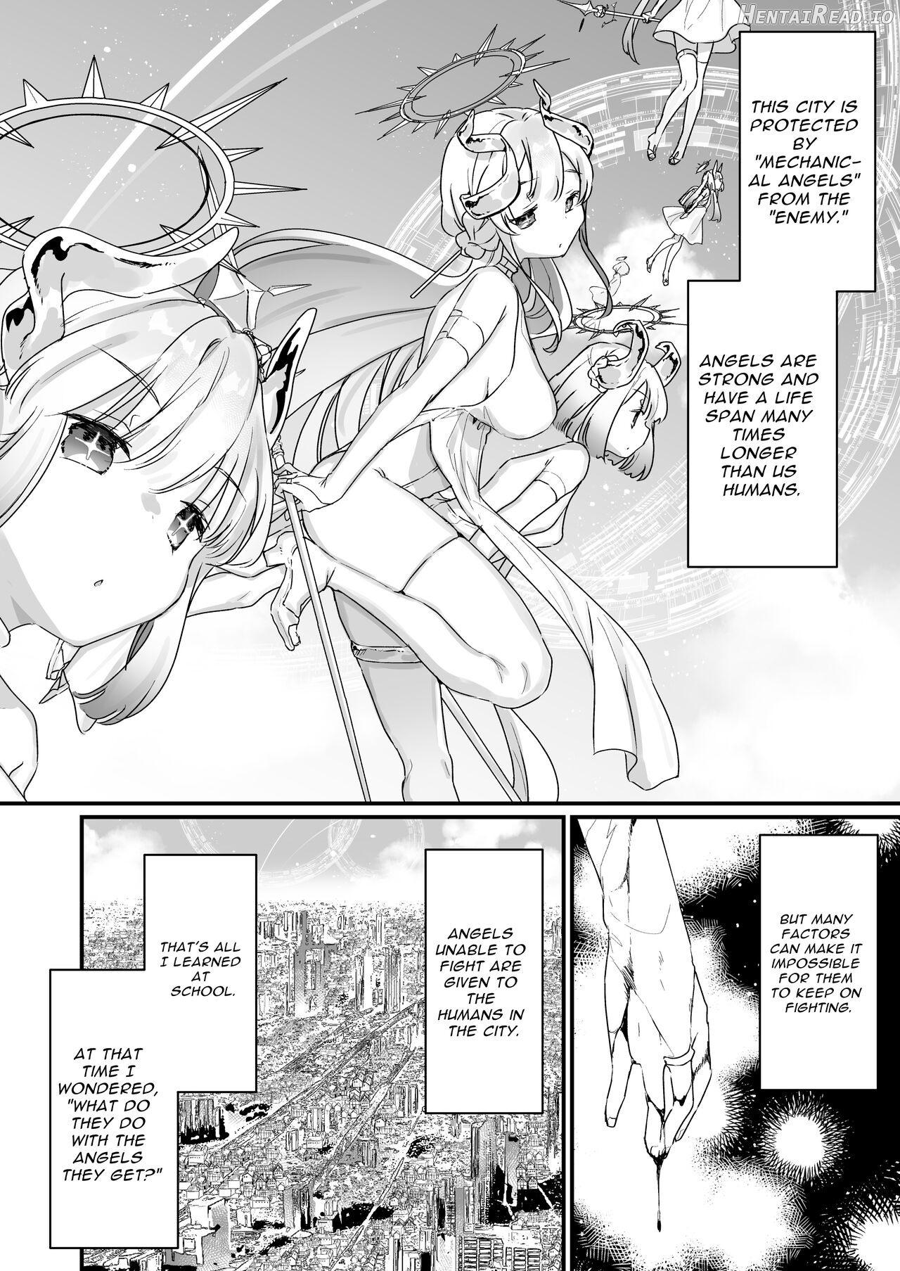 Onaho Ochishita Kikai Tenshi-sama to Boku no Natsuyasumi Chapter 1 - page 3