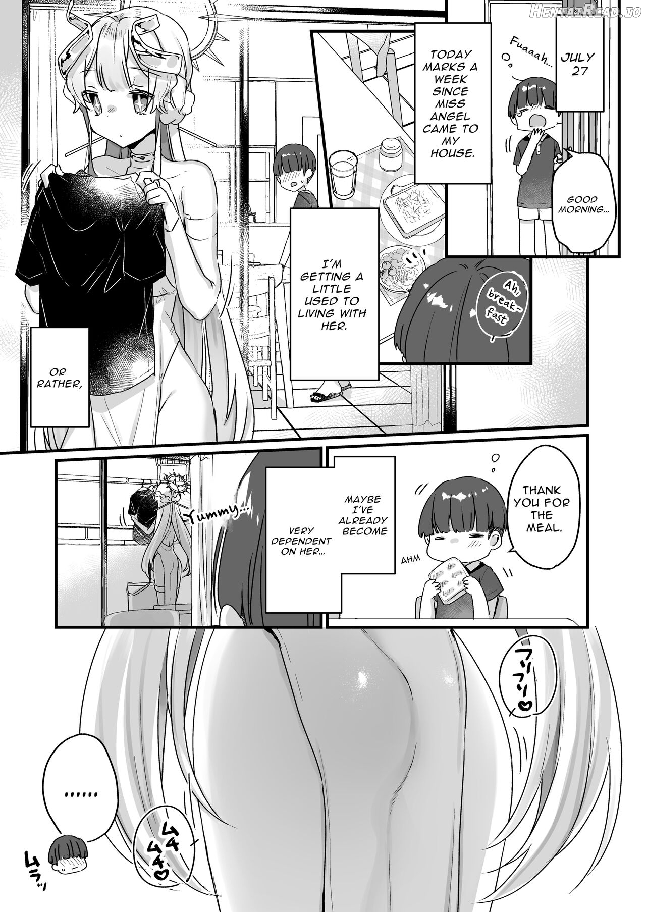 Onaho Ochishita Kikai Tenshi-sama to Boku no Natsuyasumi Chapter 1 - page 22