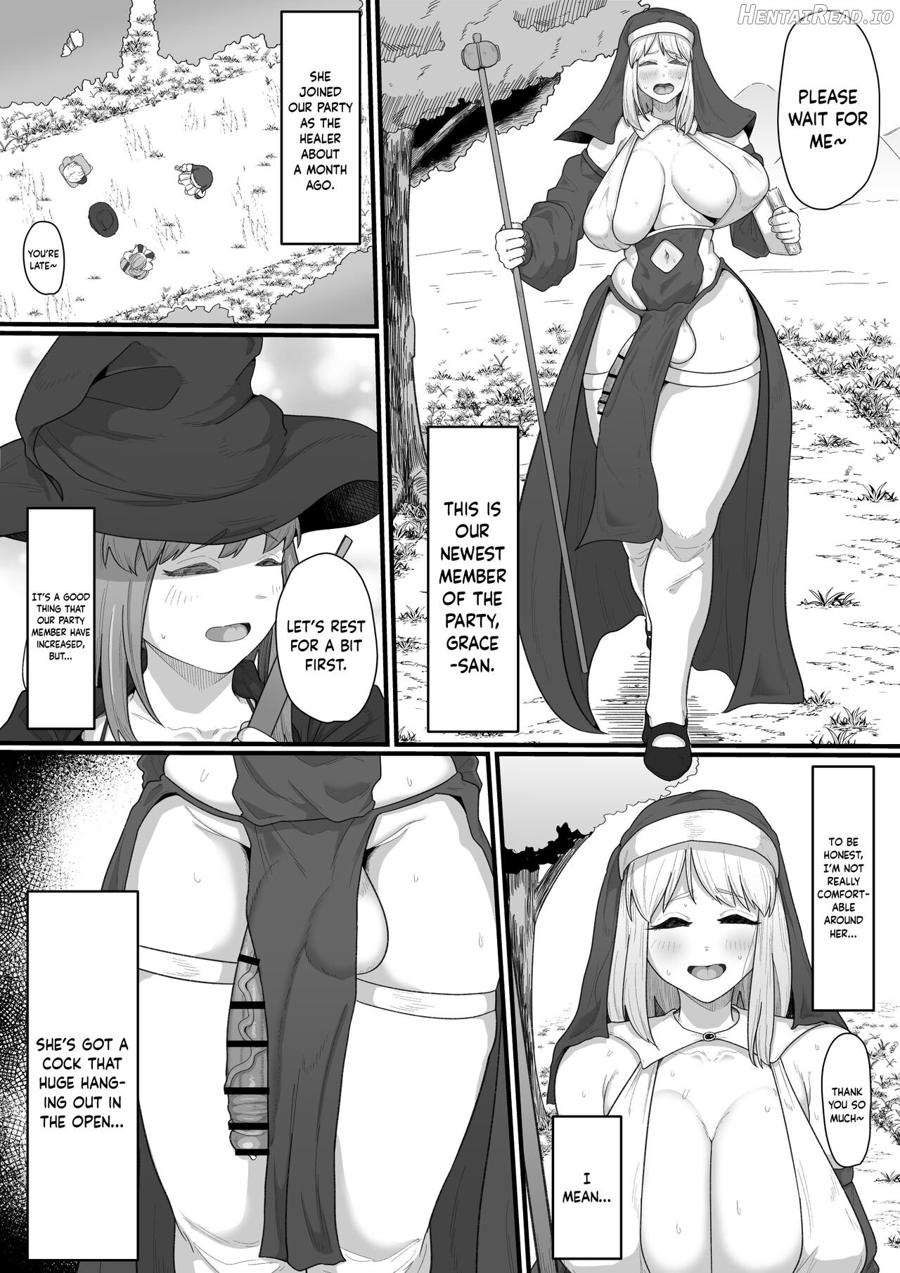 Onna Boukensha × Futanari, Nani mo Okoranai Hazu ga Naku… Chapter 1 - page 3