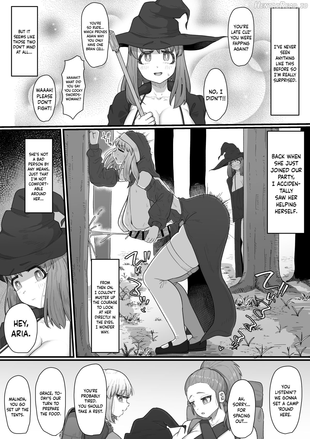 Onna Boukensha × Futanari, Nani mo Okoranai Hazu ga Naku… Chapter 1 - page 4