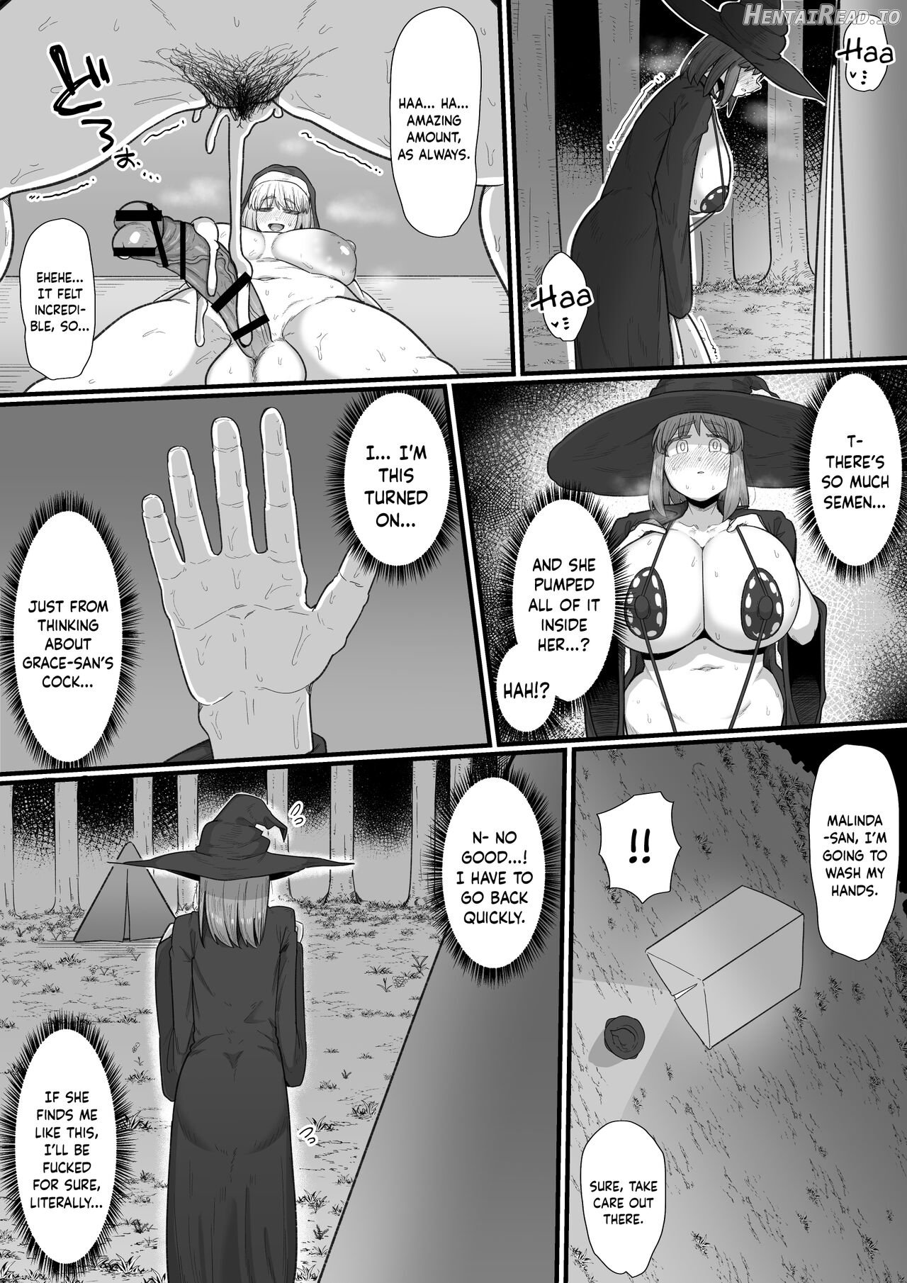 Onna Boukensha × Futanari, Nani mo Okoranai Hazu ga Naku… Chapter 1 - page 14