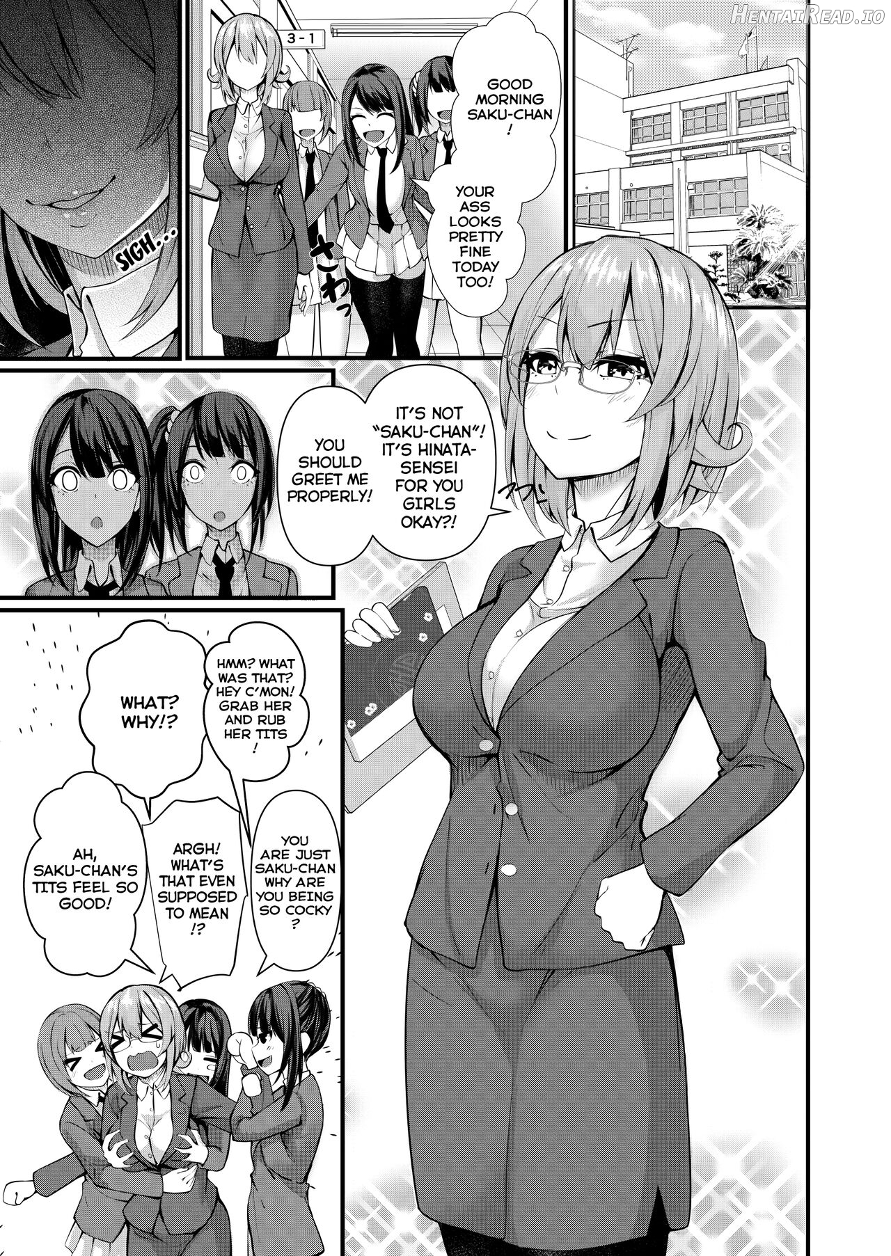 Futanari Gym Shokuin-chan x Majime Koukou Kyoushi-chan Chapter 1 - page 34