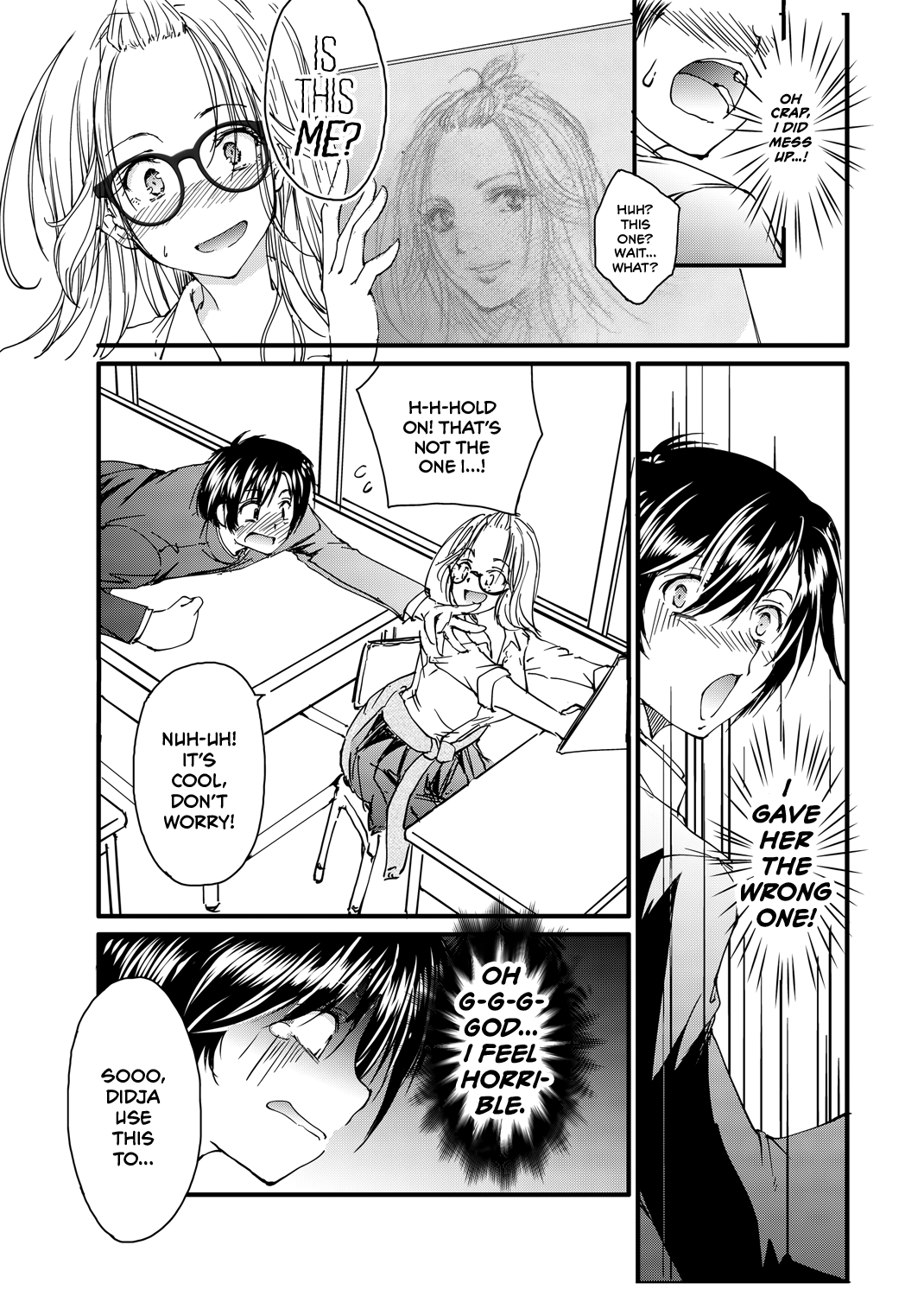 Megane no Gyaru wa Inkya ni Yasashii Chapter 1 - page 6