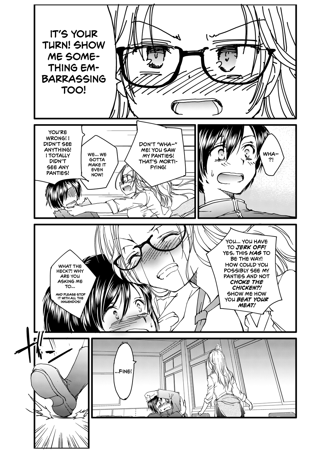 Megane no Gyaru wa Inkya ni Yasashii Chapter 1 - page 10