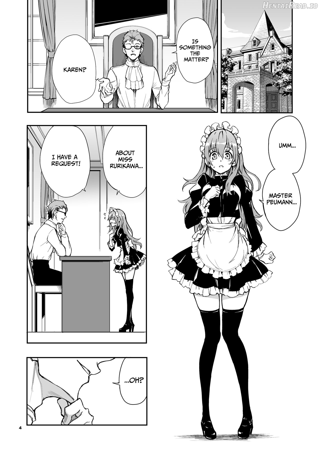 Maid Kyouiku. 6 -Botsuraku Kizoku Rurikawa Tsubaki- Chapter 1 - page 3