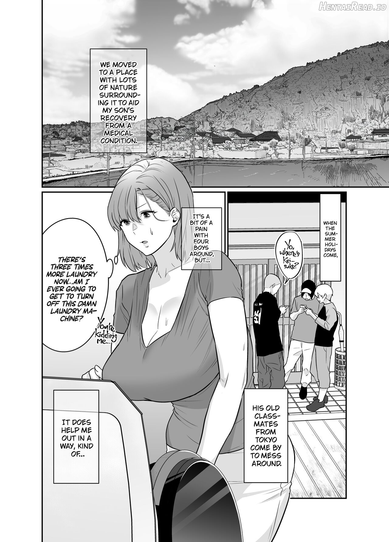 Natsu, Inaka. Tomodachi no Hahaoya to Amaku Tokeyuku Atsui Sex Chapter 1 - page 3