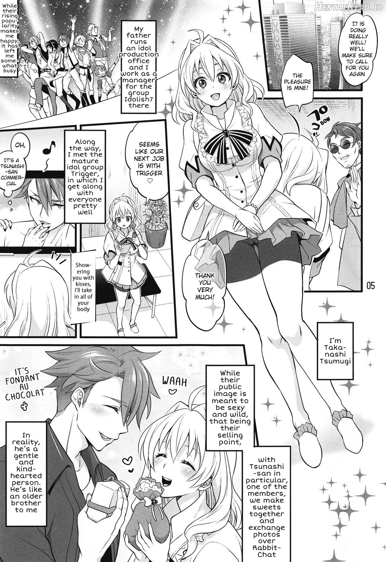 Futanari ni Natte Shimatta Tajimusho Manager no Watashi ga Eroero Beast de Wadai no Idol Tsunashi Ryunosuke-san o Osou nante...!? Chapter 1 - page 3