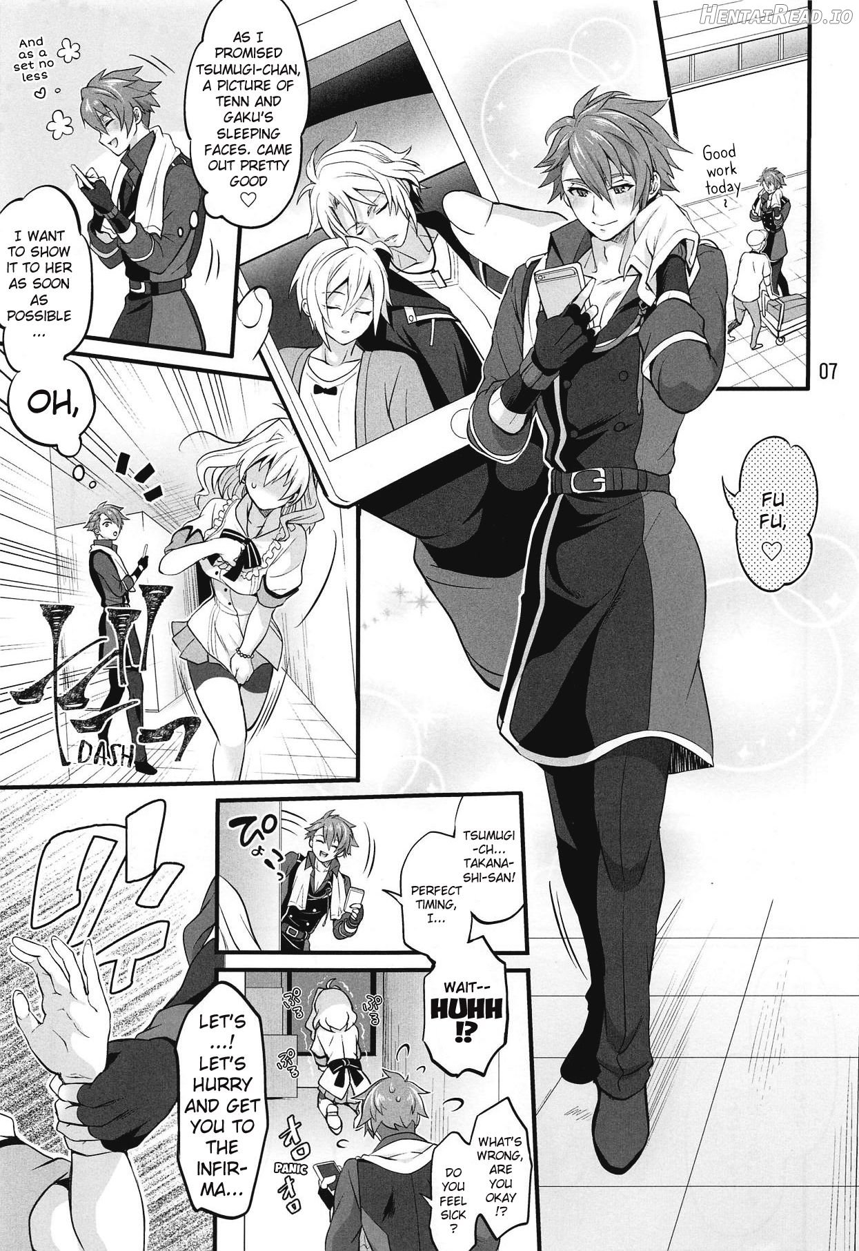 Futanari ni Natte Shimatta Tajimusho Manager no Watashi ga Eroero Beast de Wadai no Idol Tsunashi Ryunosuke-san o Osou nante...!? Chapter 1 - page 5