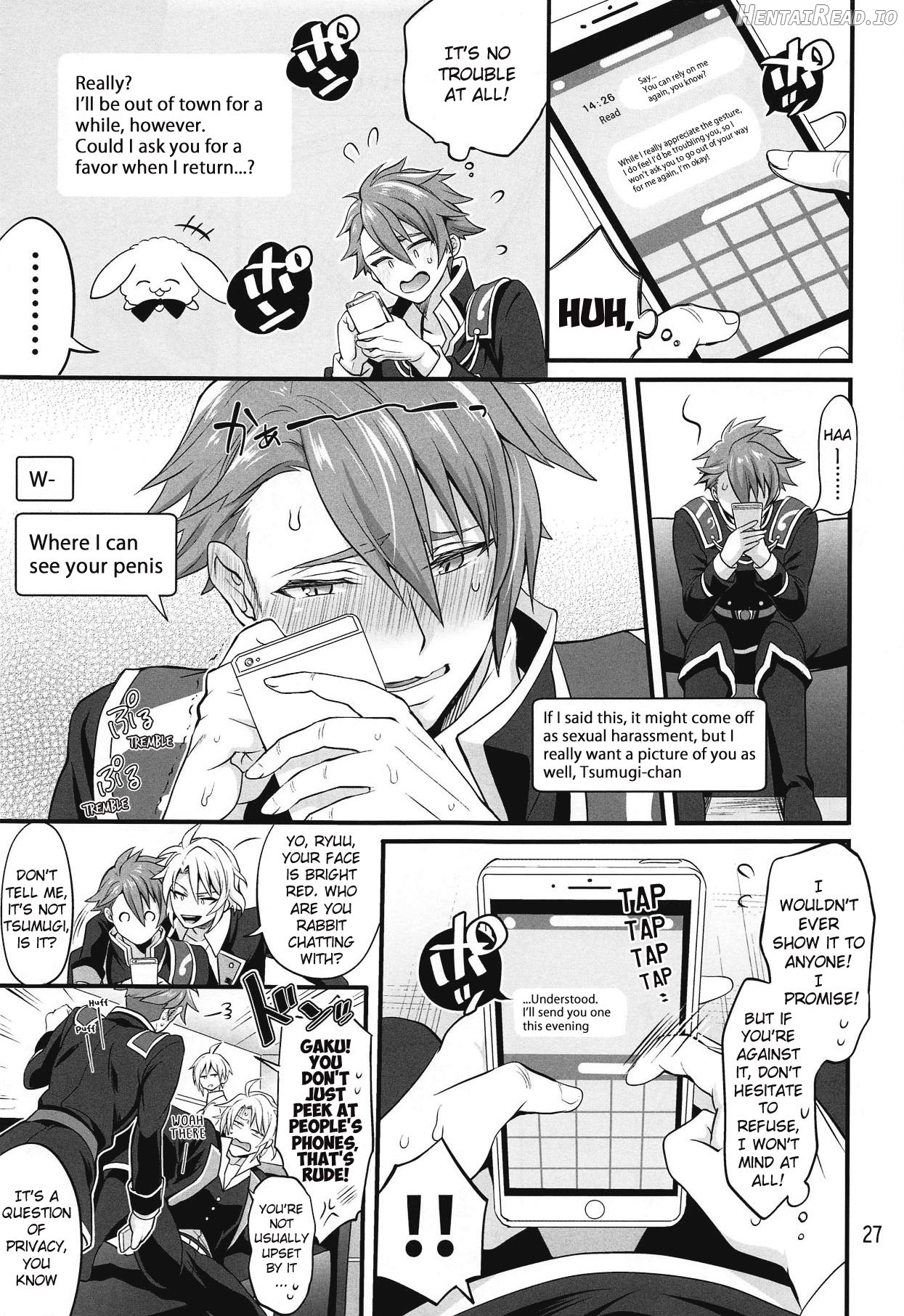 Futanari ni Natte Shimatta Tajimusho Manager no Watashi ga Eroero Beast de Wadai no Idol Tsunashi Ryunosuke-san o Osou nante...!? Chapter 1 - page 25