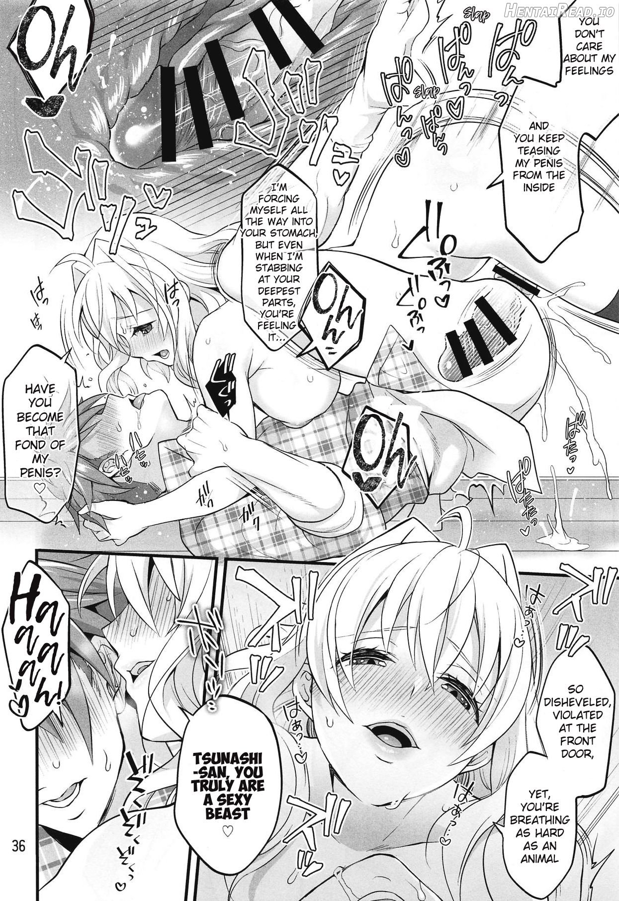 Futanari ni Natte Shimatta Tajimusho Manager no Watashi ga Eroero Beast de Wadai no Idol Tsunashi Ryunosuke-san o Osou nante...!? Chapter 1 - page 34