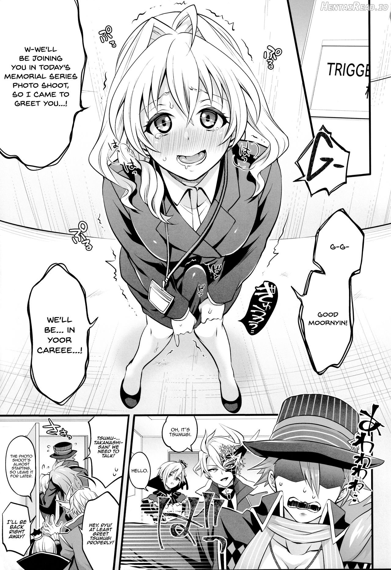 Futanari ni Natte Shimatta Tajimusho Manager no Watashi ga Eroero Beast de Wadai no Idol Tsunashi Ryunosuke-san o Osou nante...!? Chapter 2 - page 3