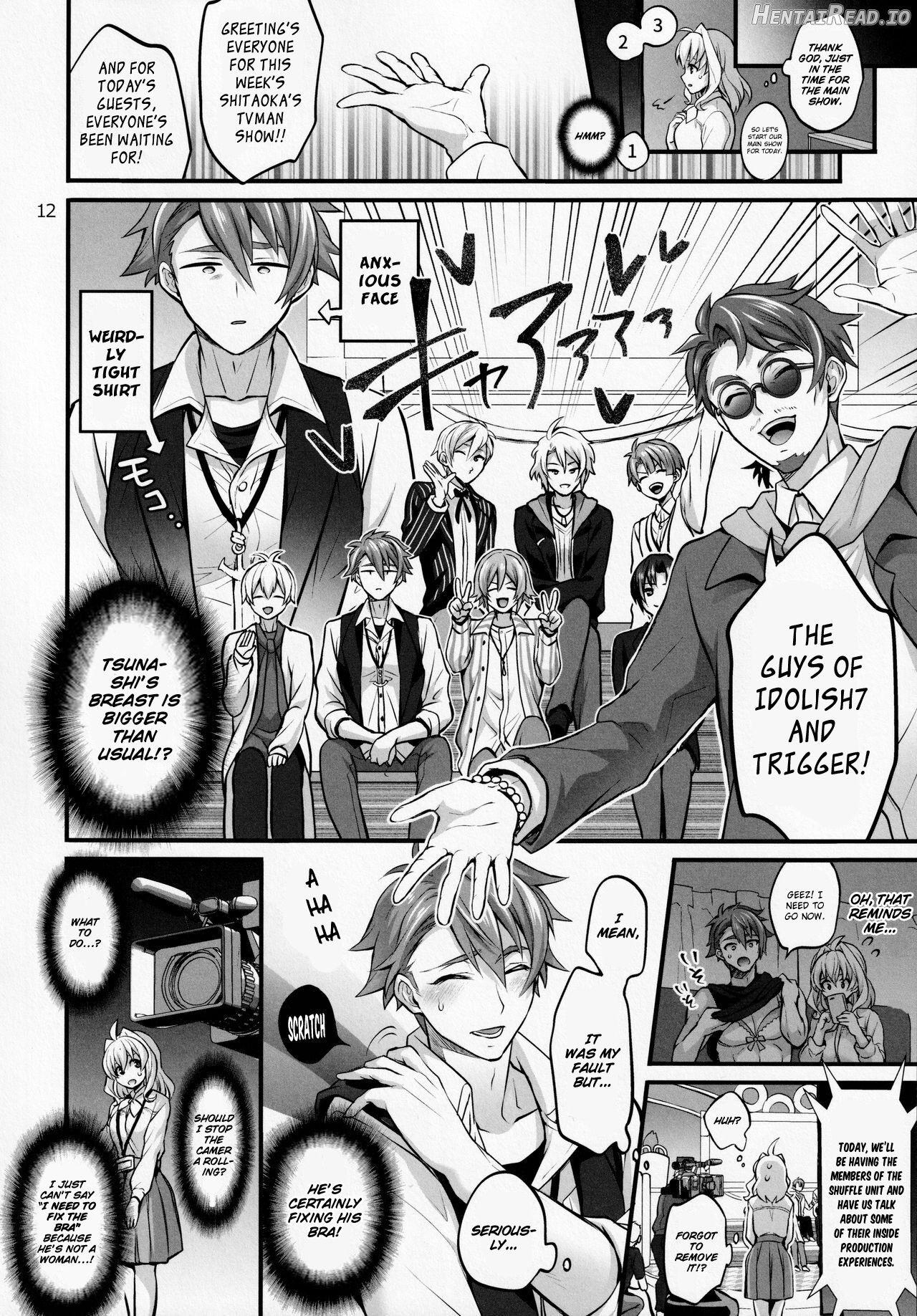 Futanari ni Natte Shimatta Tajimusho Manager no Watashi ga Eroero Beast de Wadai no Idol Tsunashi Ryunosuke-san o Osou nante...!? Chapter 3 - page 9