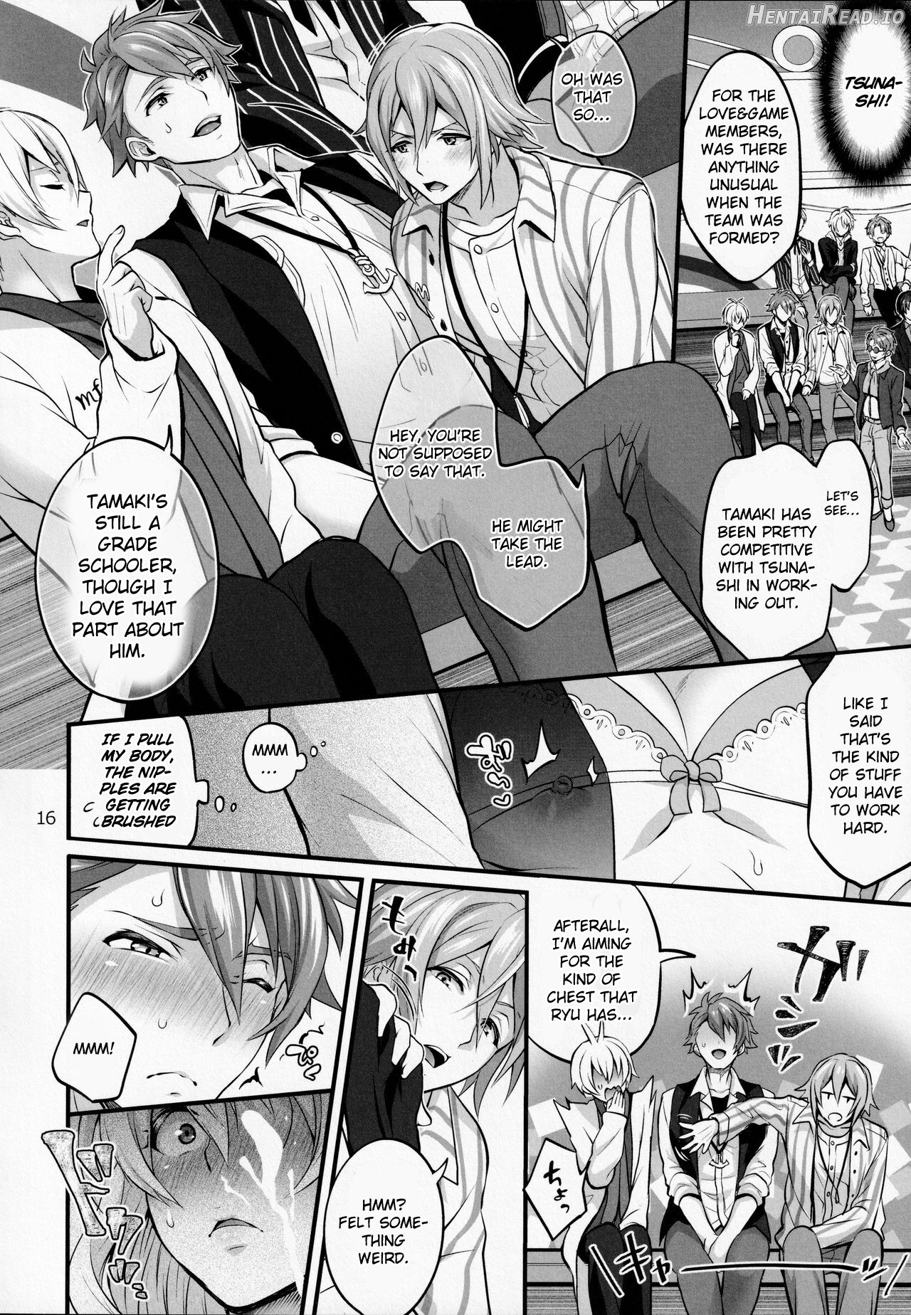 Futanari ni Natte Shimatta Tajimusho Manager no Watashi ga Eroero Beast de Wadai no Idol Tsunashi Ryunosuke-san o Osou nante...!? Chapter 3 - page 13