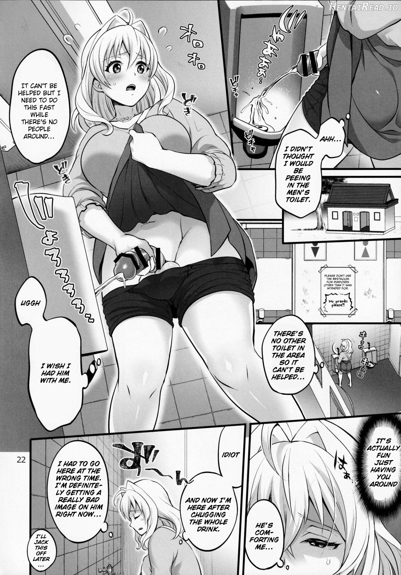 Futanari ni Natte Shimatta Tajimusho Manager no Watashi ga Eroero Beast de Wadai no Idol Tsunashi Ryunosuke-san o Osou nante...!? Chapter 3 - page 19