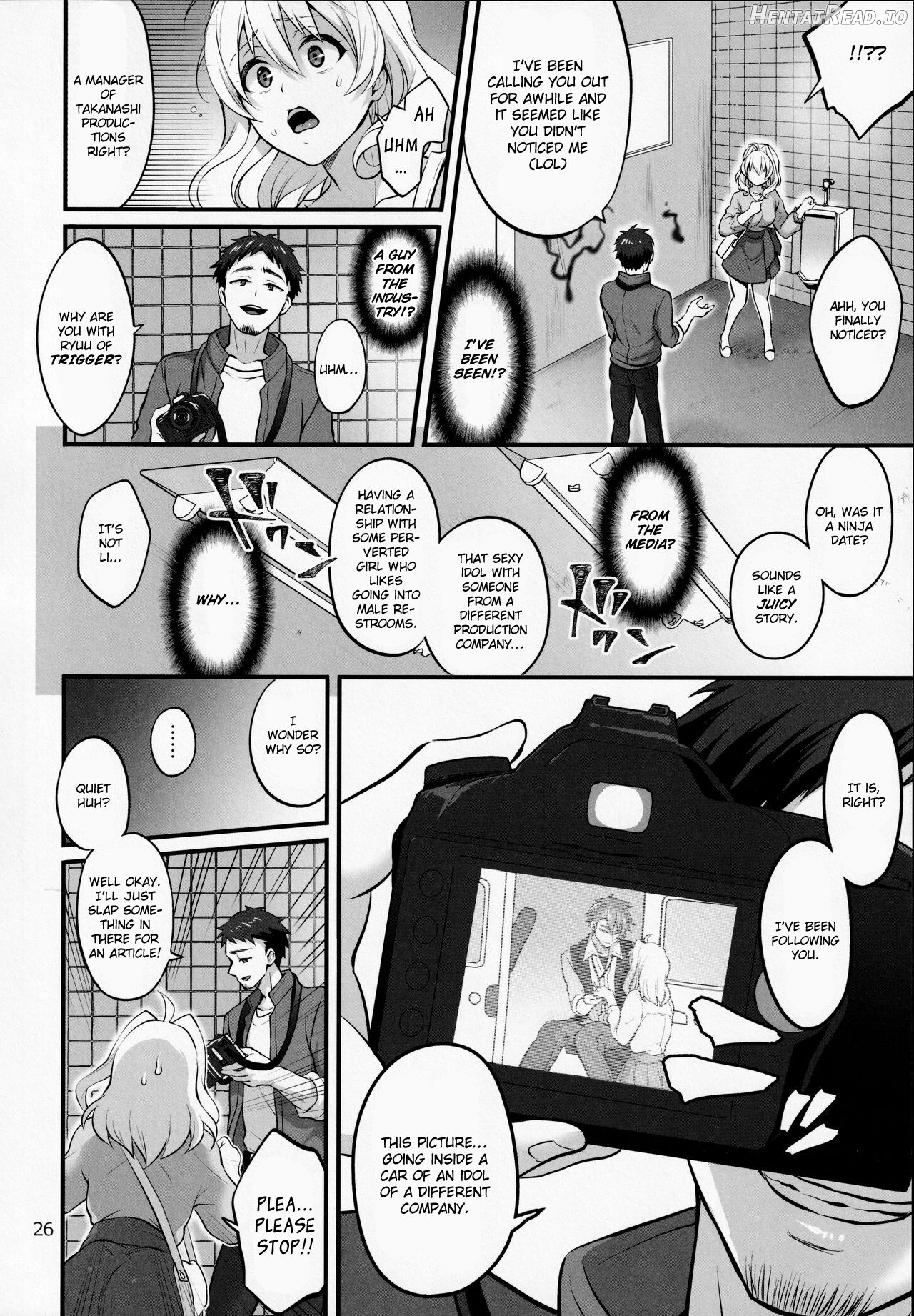 Futanari ni Natte Shimatta Tajimusho Manager no Watashi ga Eroero Beast de Wadai no Idol Tsunashi Ryunosuke-san o Osou nante...!? Chapter 3 - page 23