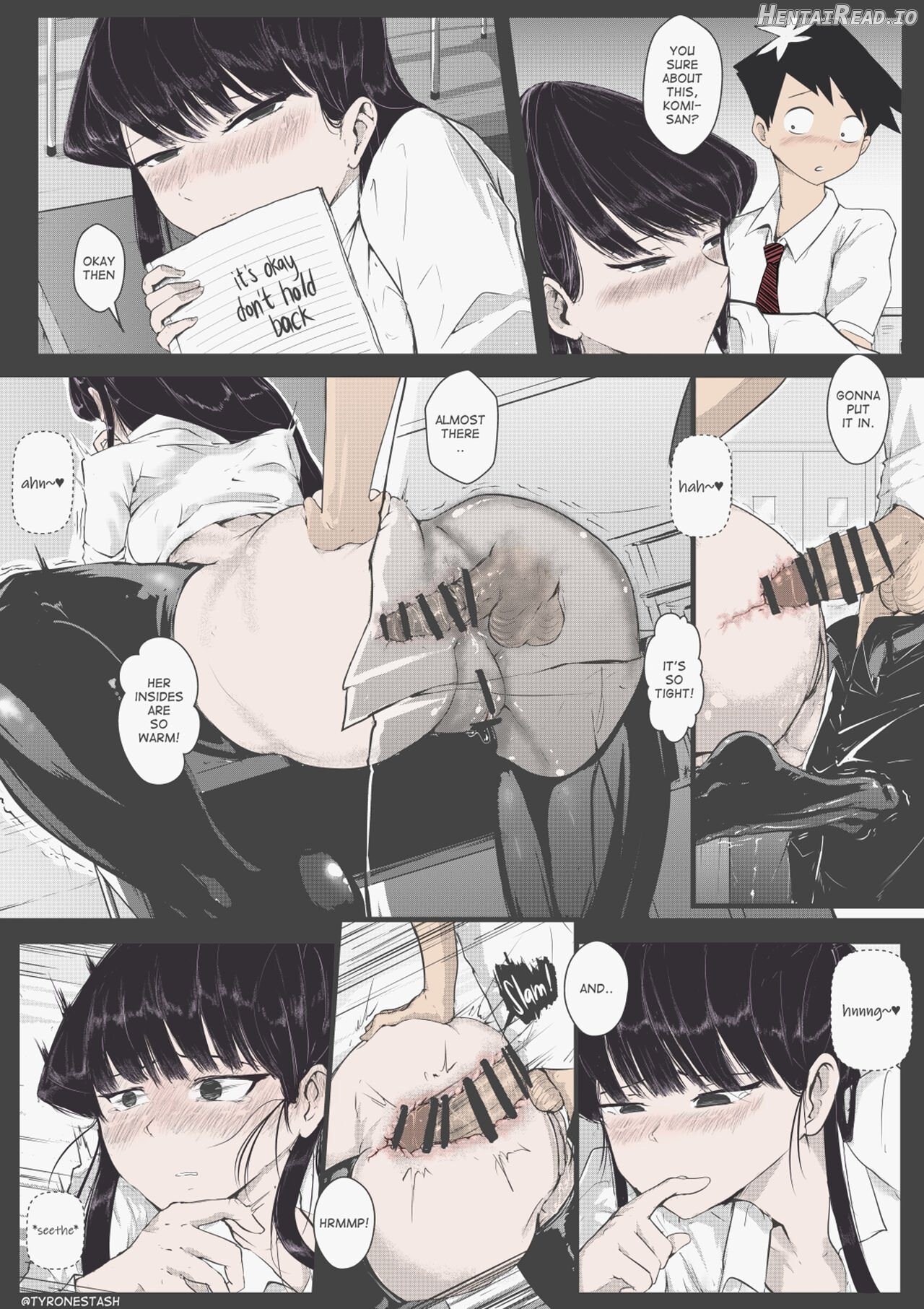 Komi x Manbagi x Tadano - Colorized Chapter 1 - page 8