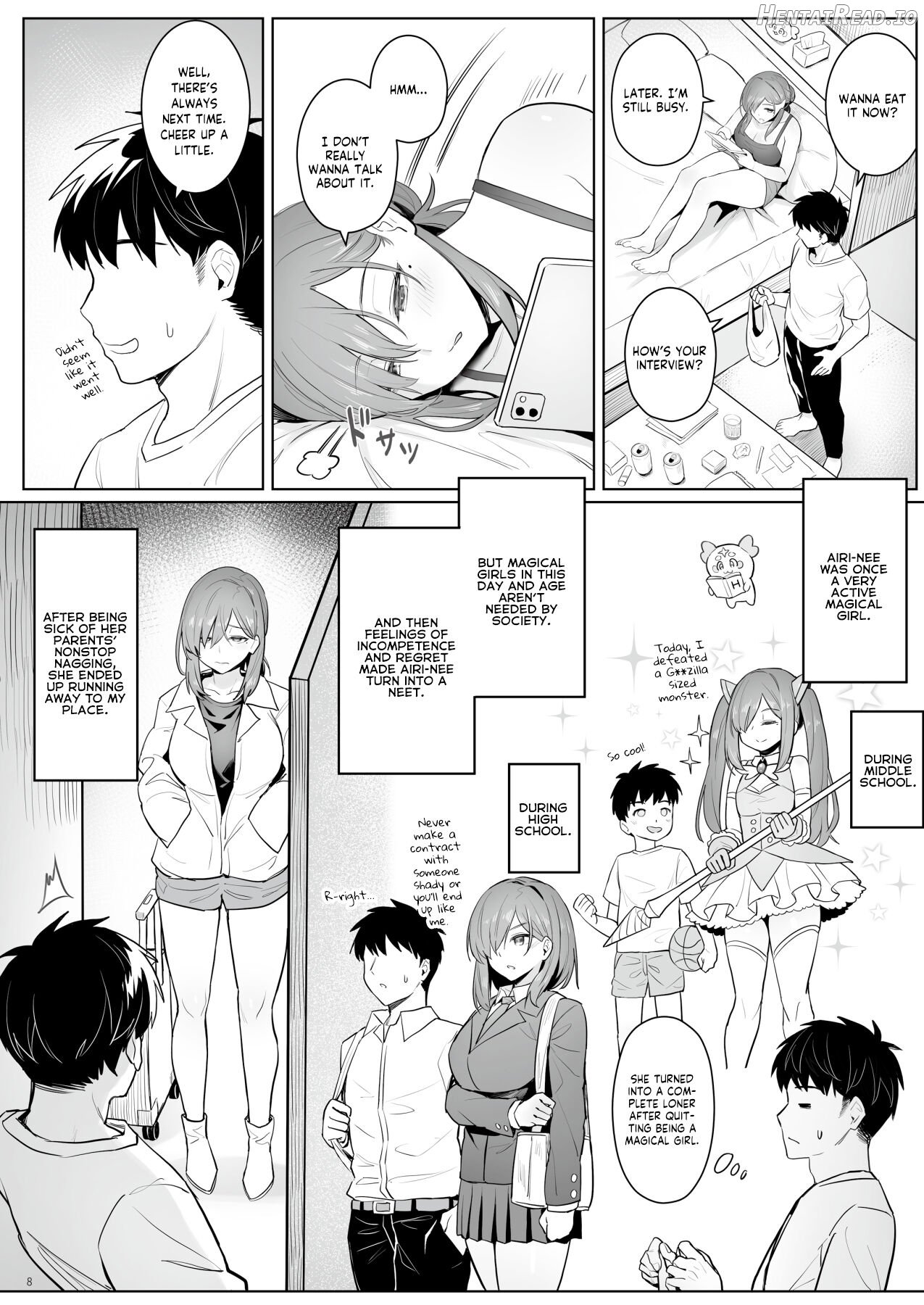 Moto Mahou Shoujo no Hikikomori Seikatsu - Decensored Chapter 1 - page 5