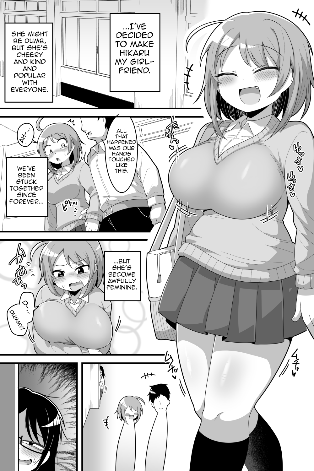 Futanari Nekura Onna ni Boku ga Ki ni Natteta Onnanoko-tachi o Kyokon Chinpo de Netorareru Hanashi Chapter 1 - page 4