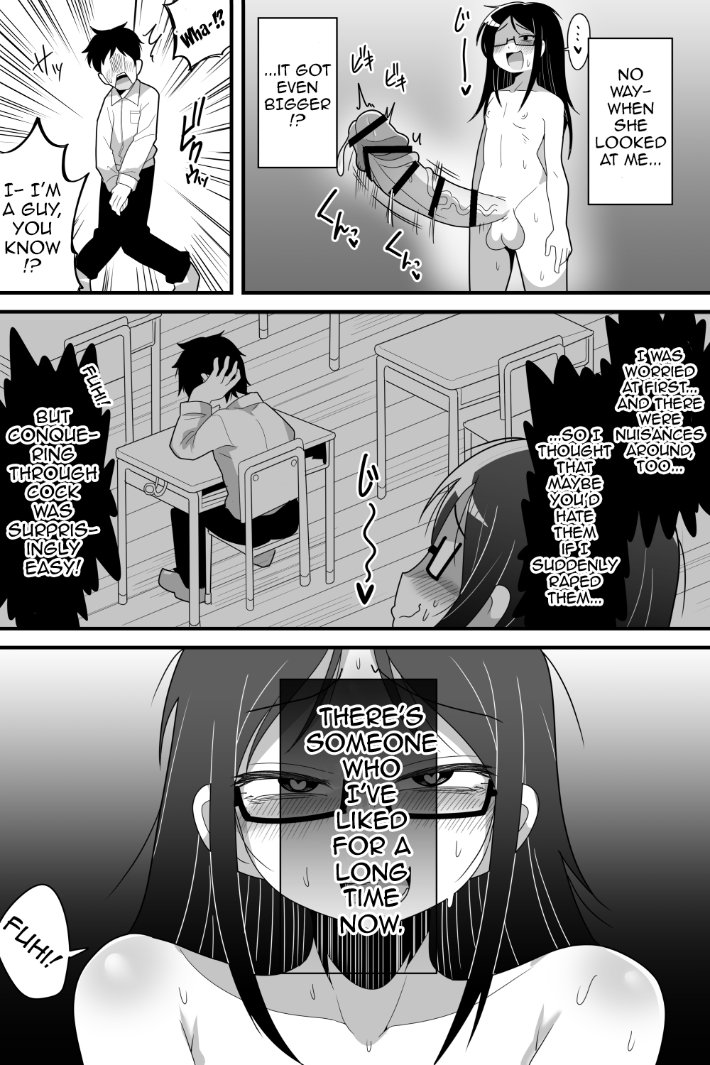 Futanari Nekura Onna ni Boku ga Ki ni Natteta Onnanoko-tachi o Kyokon Chinpo de Netorareru Hanashi Chapter 1 - page 33