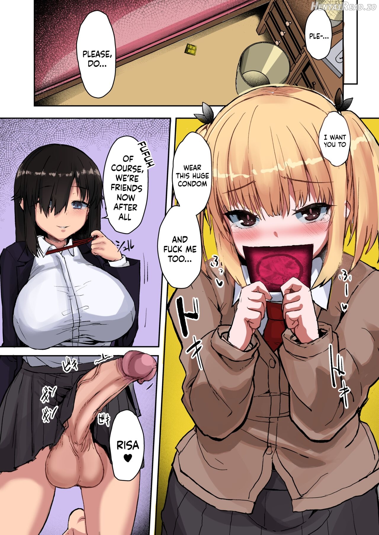 Futa Musume ni Itazura Shicha Ikemasen -Amagi Risa Hen- - Colorized Chapter 1 - page 14