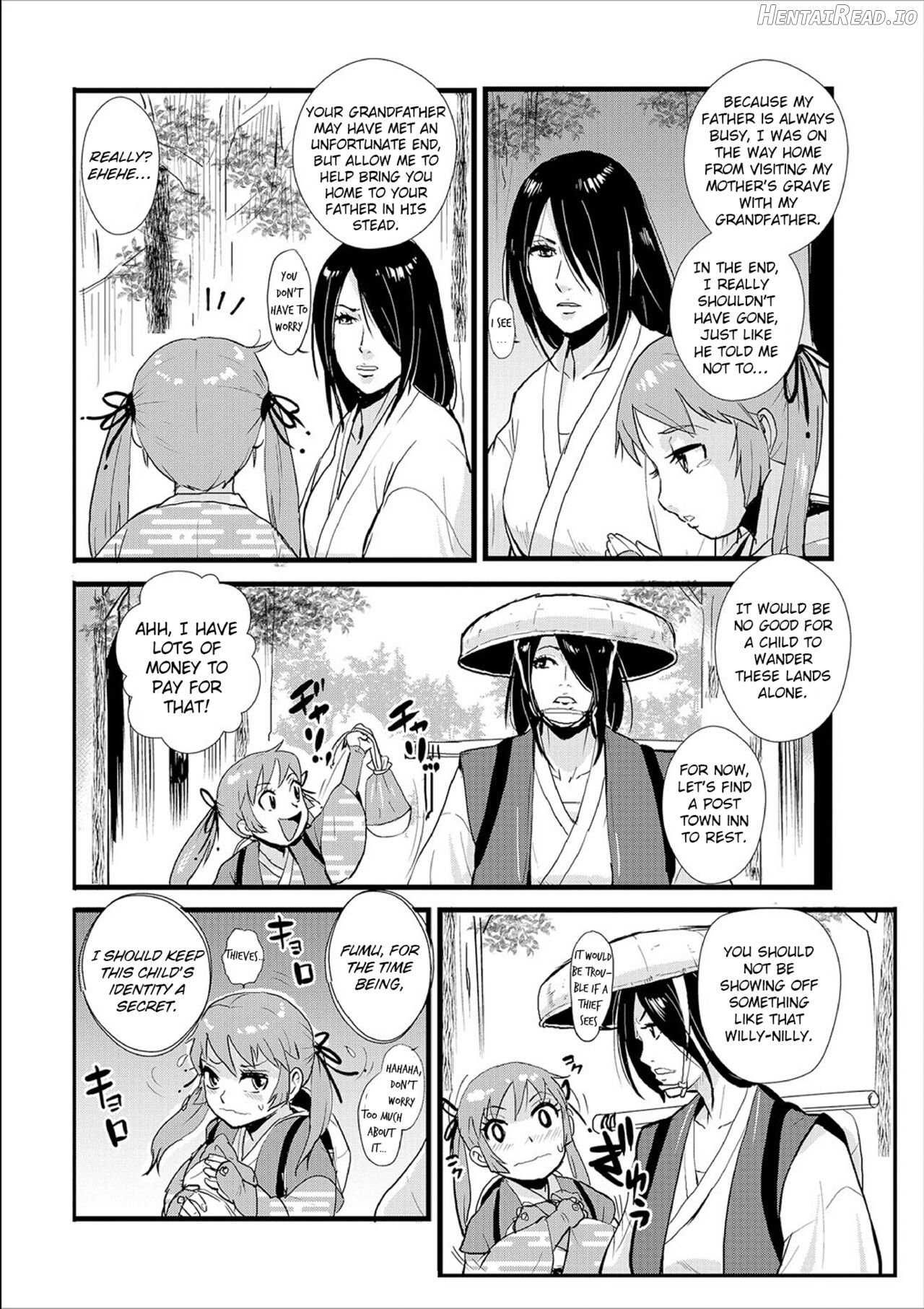 Harami samurai 01 Onna Douchuu Maguwai Tabi Chapter 2 - page 2