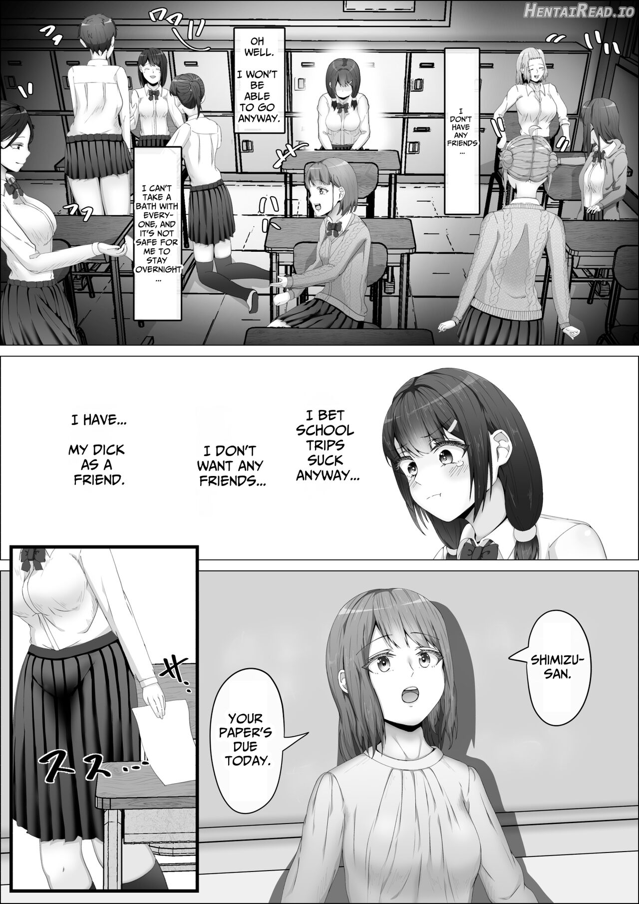 When The Gals In My Class Found Out That I Was A Futanari, They Started Freaking Out. #1 Nanami-chan Toilet Assault Fellatio Edition Chapter 1 - page 13