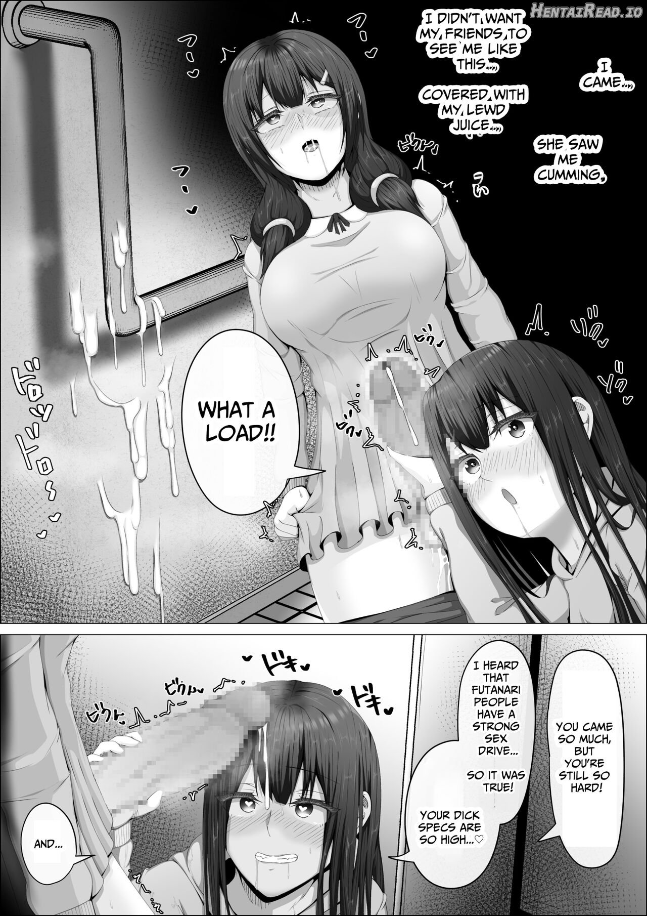 When The Gals In My Class Found Out That I Was A Futanari, They Started Freaking Out. #1 Nanami-chan Toilet Assault Fellatio Edition Chapter 1 - page 39