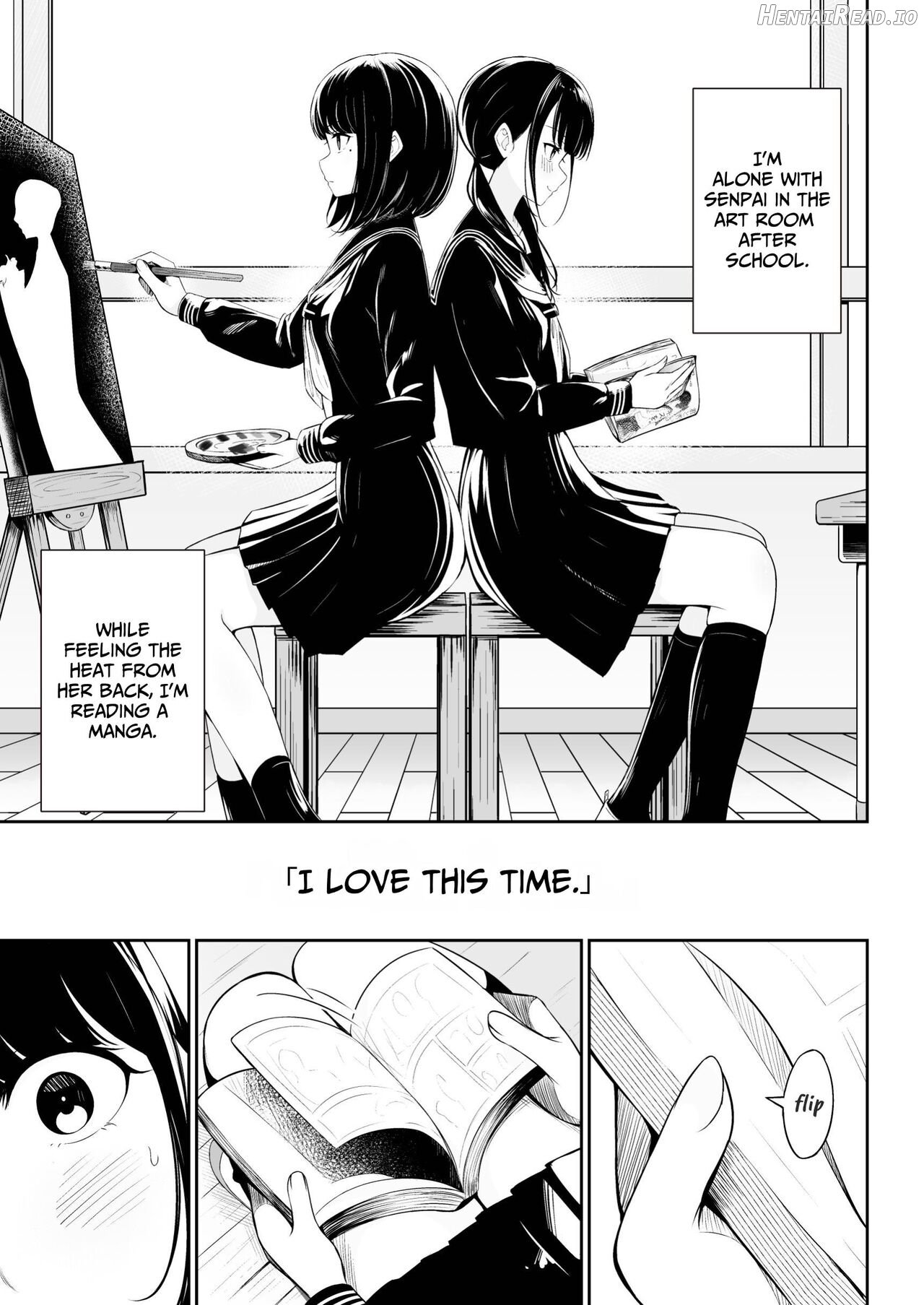 "Senpai" and "me" Chapter 1 - page 4