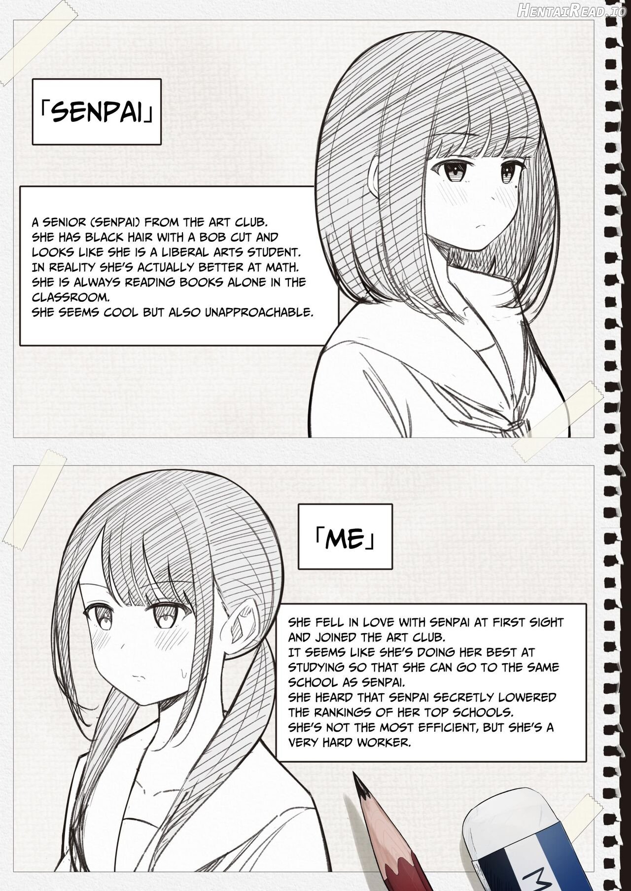 "Senpai" and "me" Chapter 1 - page 48