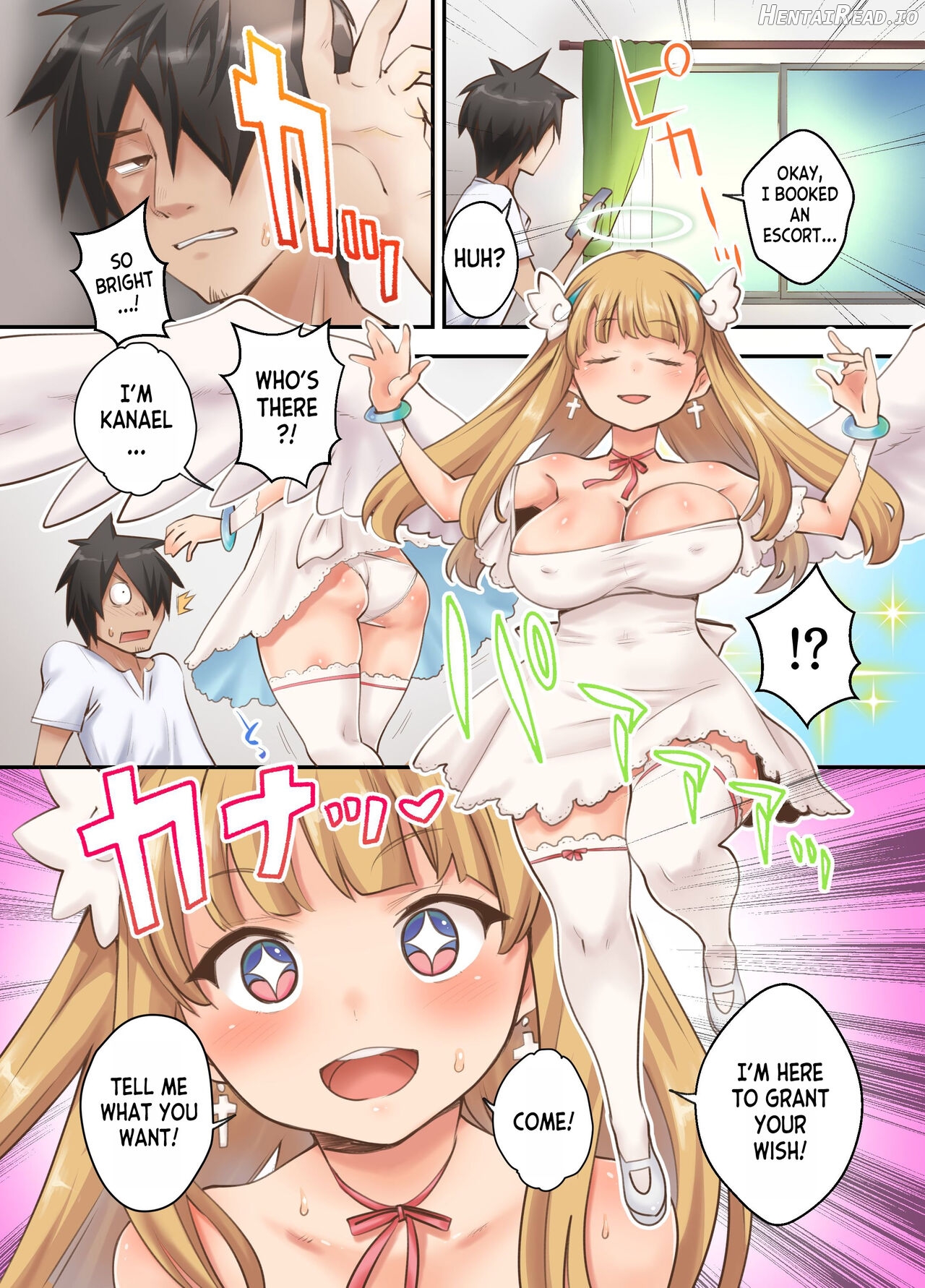 Deliheal Yondara Techigai de Dougan Kyonyuu de Muku na Tenshi-chan ga Yattekita node, Tokoton Oide Shishi Tatta w Chapter 1 - page 3