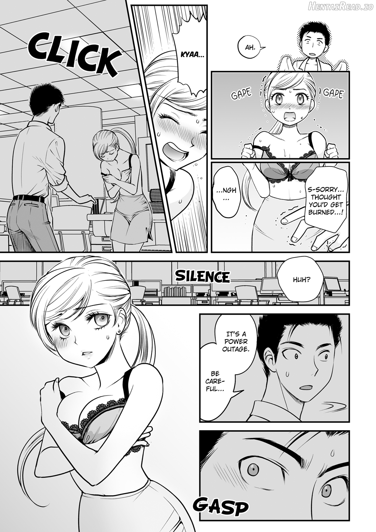 Kotowararete mo, Sounyuureru kara. - Shinya no Office... SEX Shinagara Zangyou-chuu 1 Chapter 1 - page 10