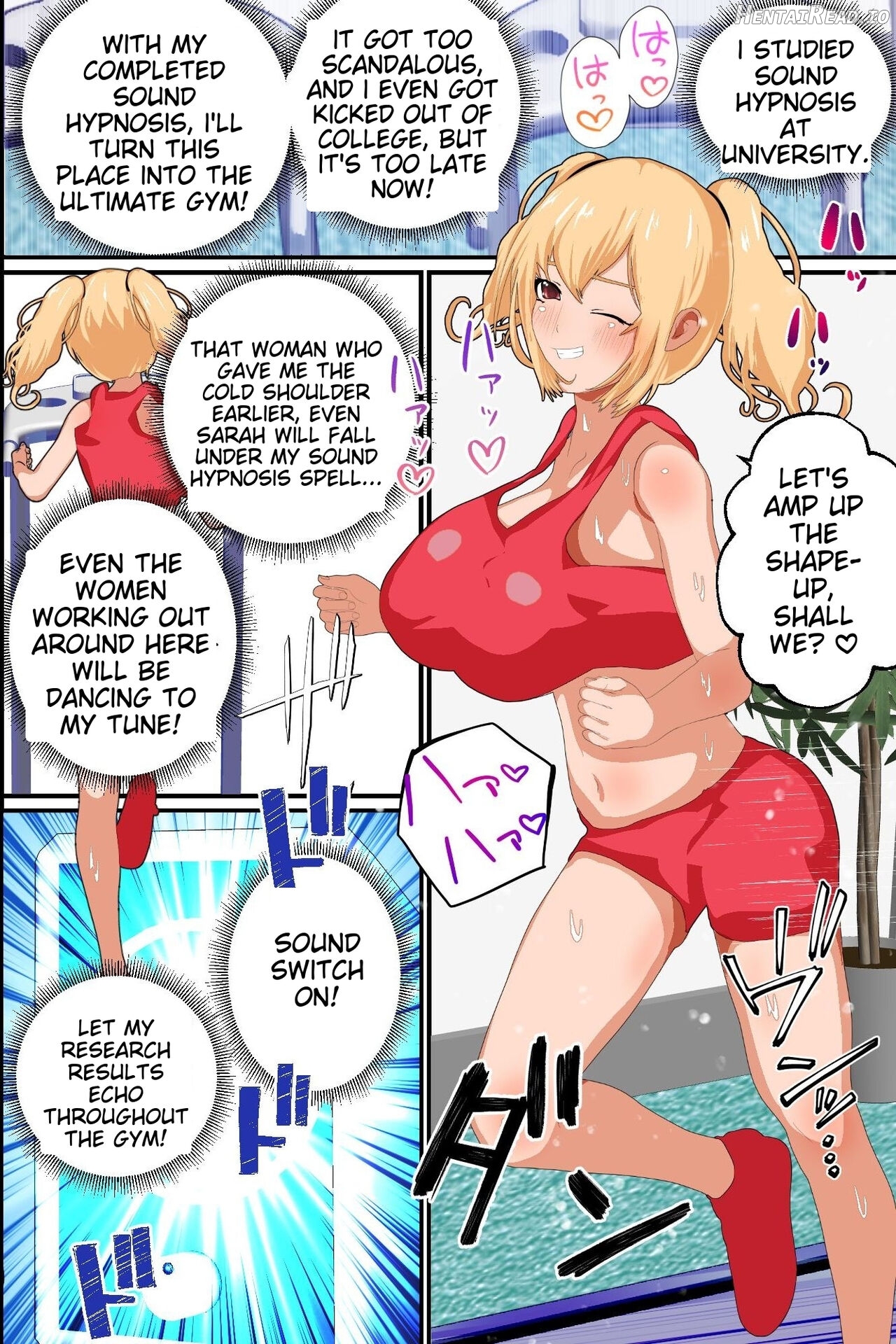 Sennou Gym de Kyonyuu de hikishimatta Nyotai Ana ni hame makuru Training Chapter 1 - page 7