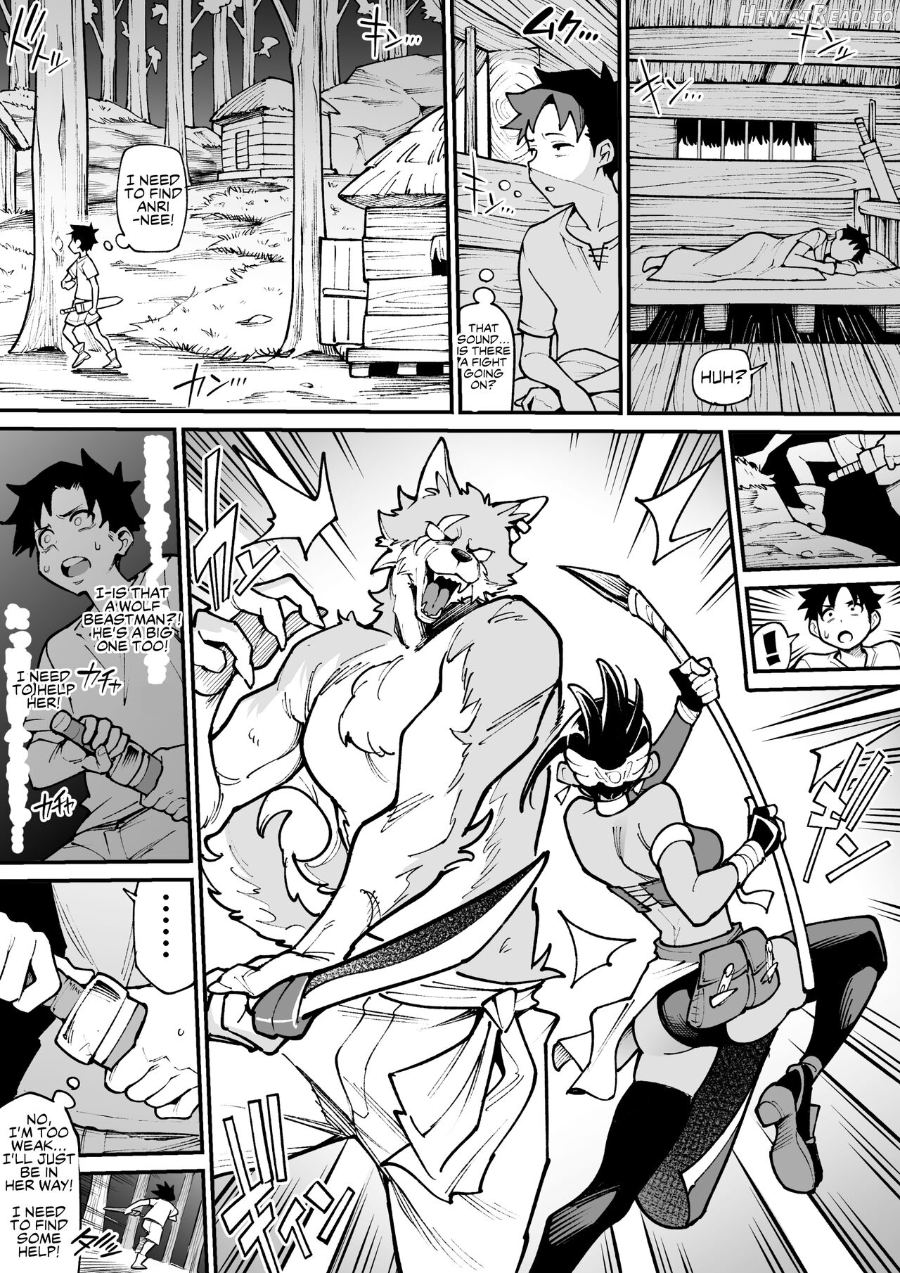 Beastman × Female Warrior NTR Chapter 1 - page 3