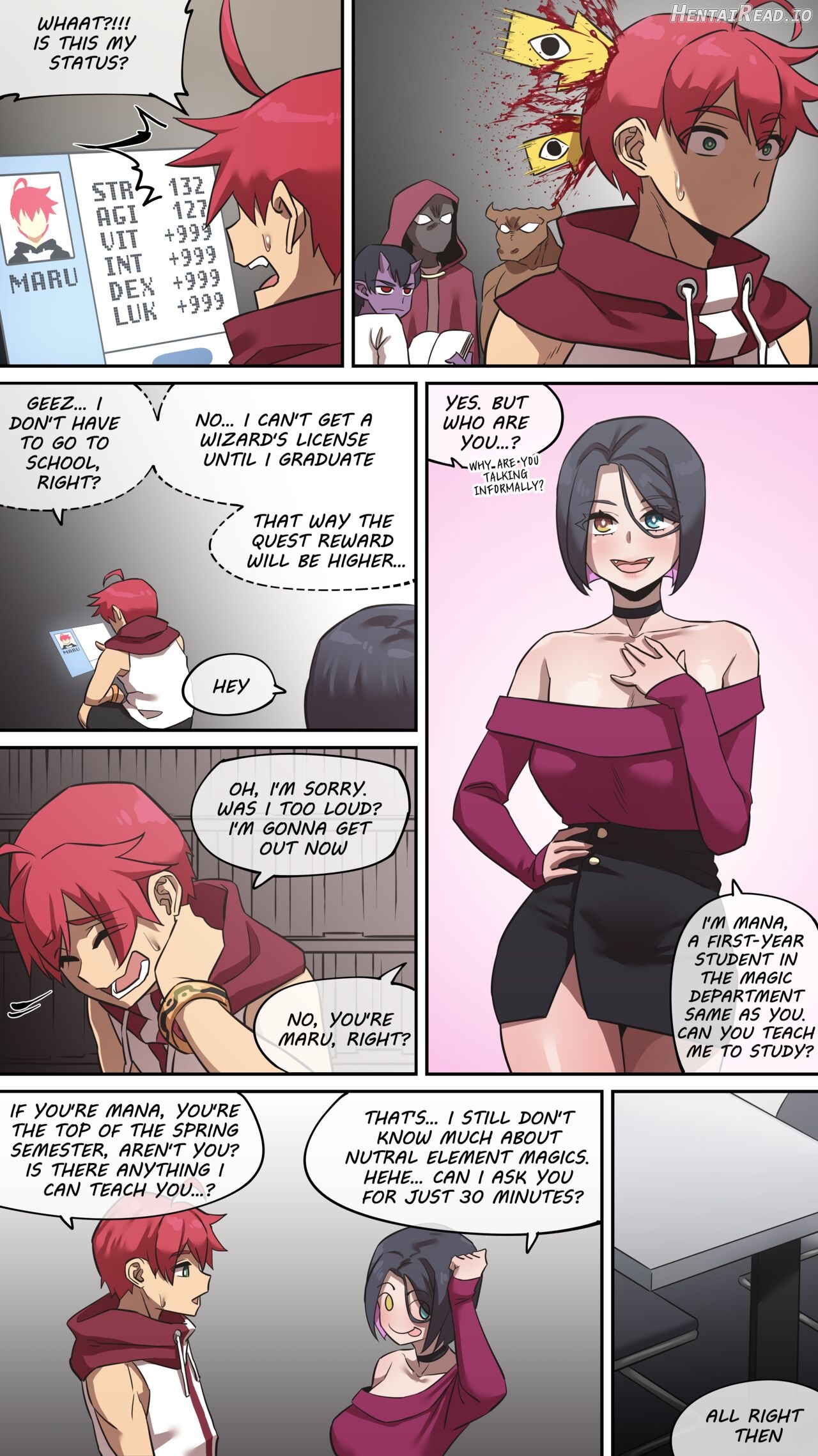 Maru H 04 Mana The Apprentice Witch Chapter 1 - page 9