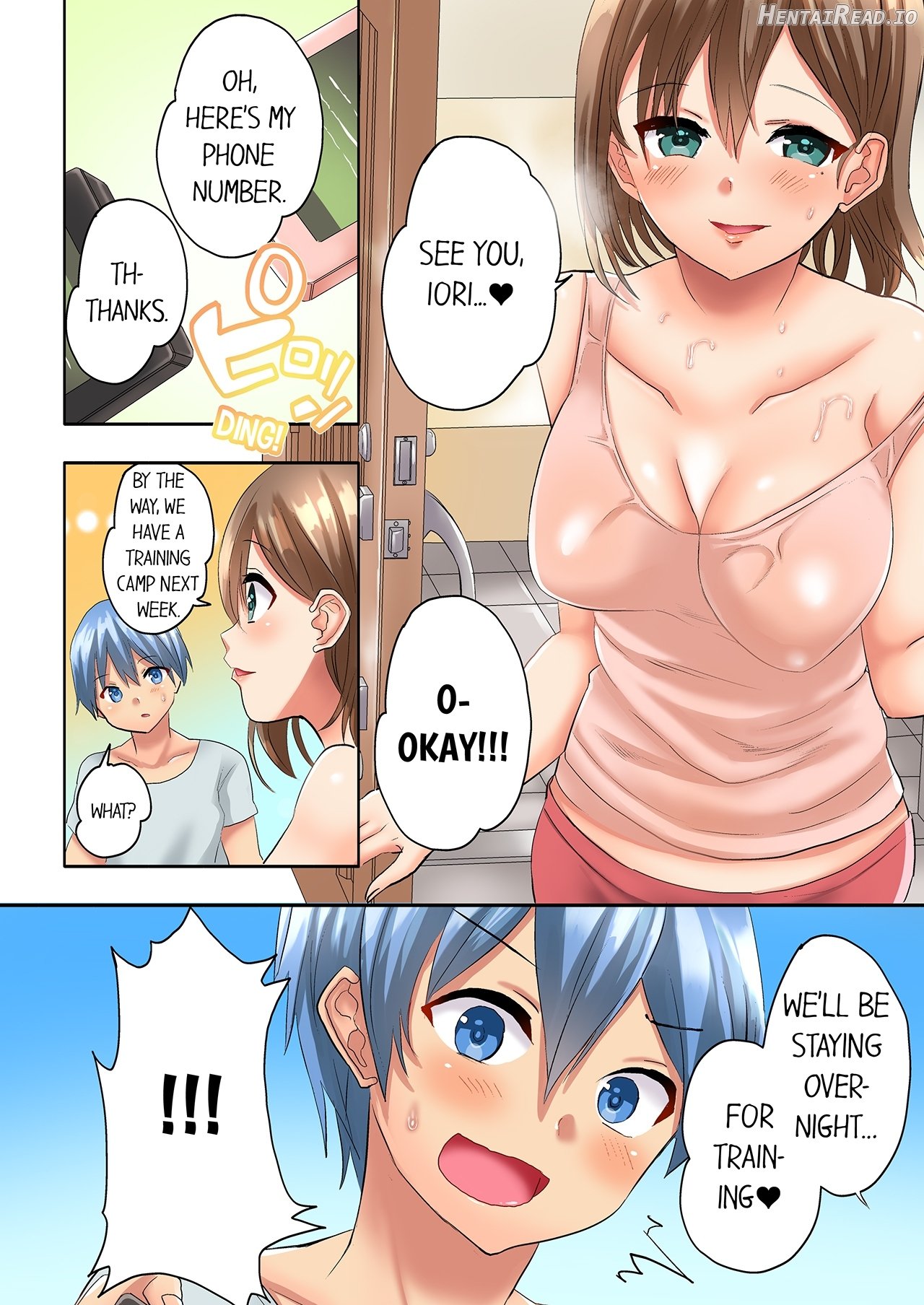 Hitozuma Volley-bu no Asedaku SEX ~Shower Abinagara Micchaku Shichau? 1-2 Chapter 1-2 - page 51