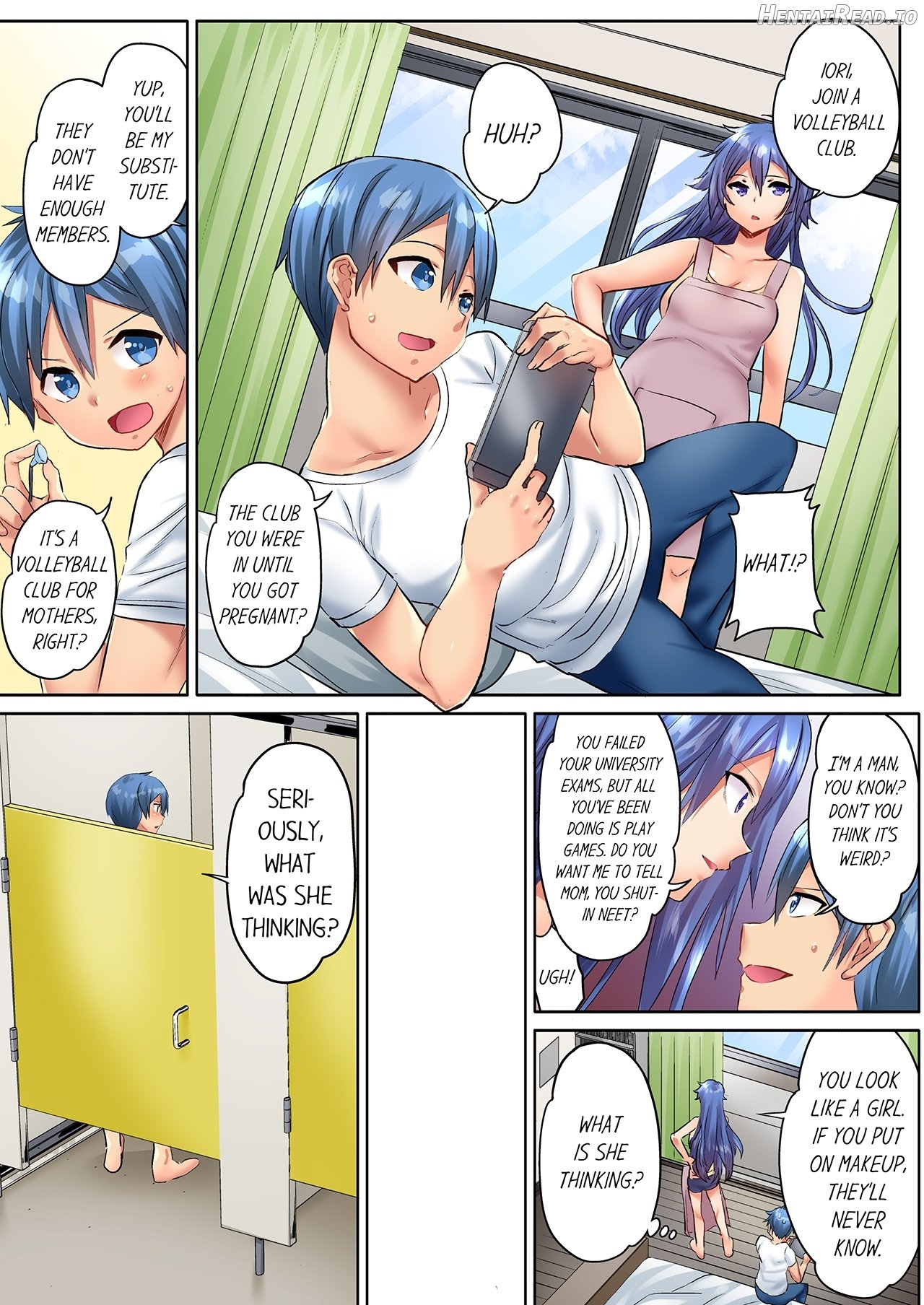 Hitozuma Volley-bu no Asedaku SEX ~Shower Abinagara Micchaku Shichau? 1-2 Chapter 1-2 - page 6