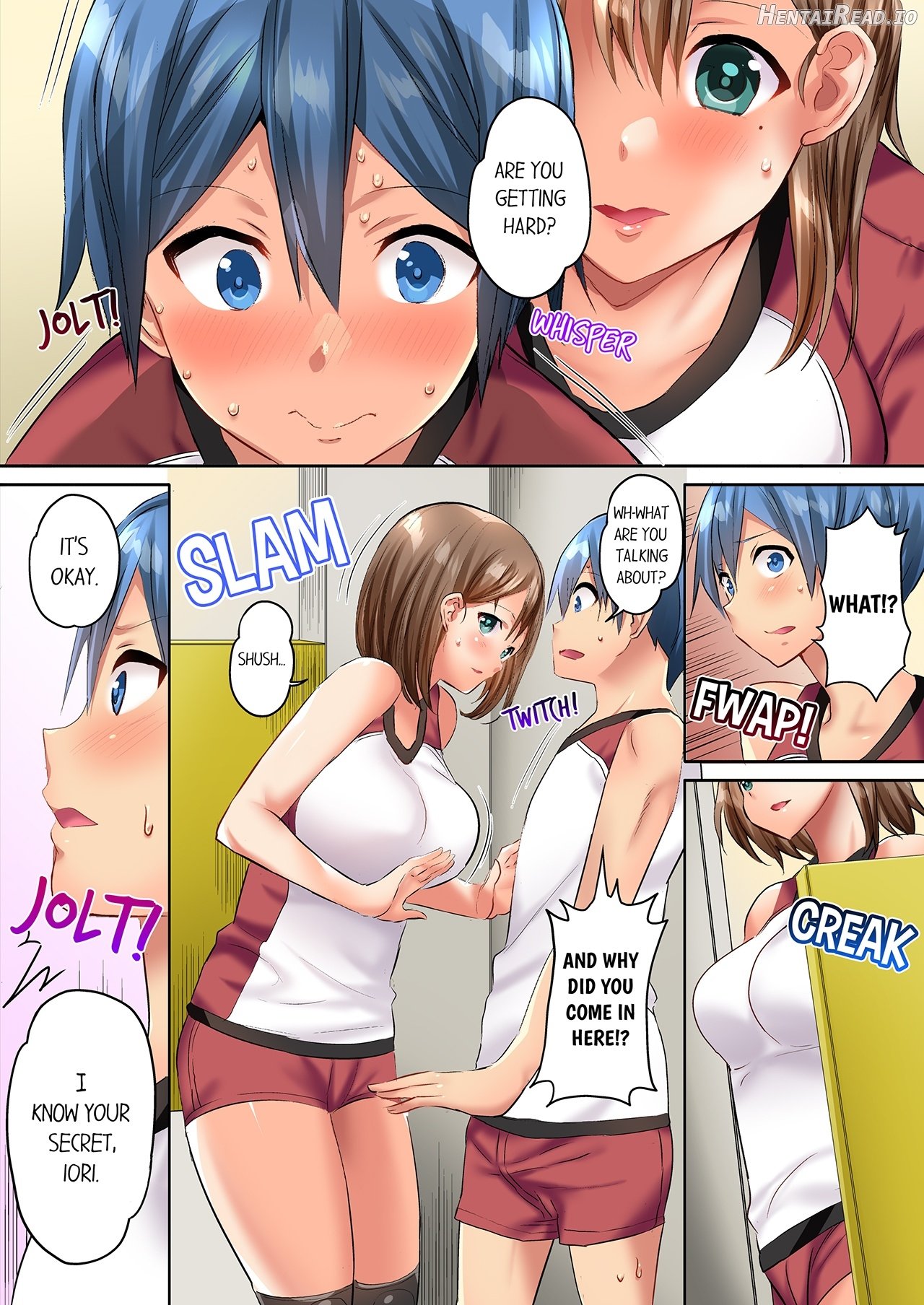 Hitozuma Volley-bu no Asedaku SEX ~Shower Abinagara Micchaku Shichau? 1-2 Chapter 1-2 - page 7