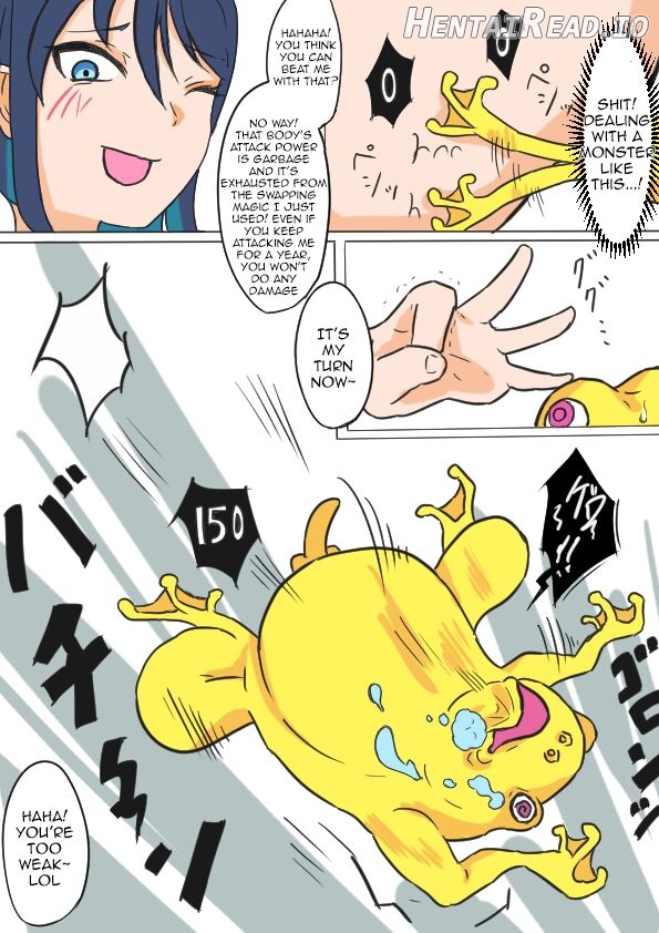 Female Knight and Frog Monster Swap Chapter 1 - page 4