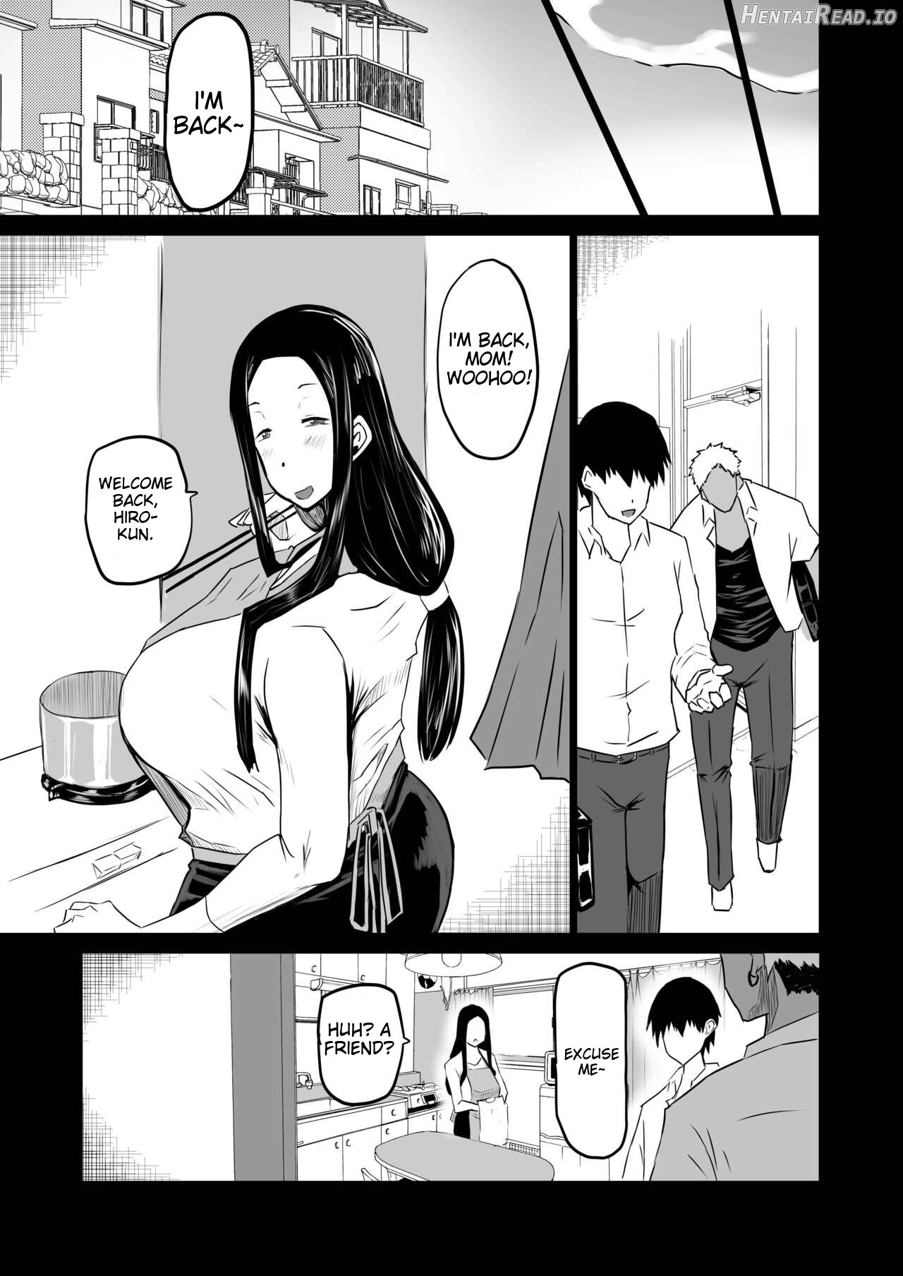 Tomodachi ga Boku no Oba to Mama de Gachinuki-1280x Chapter 1 - page 10