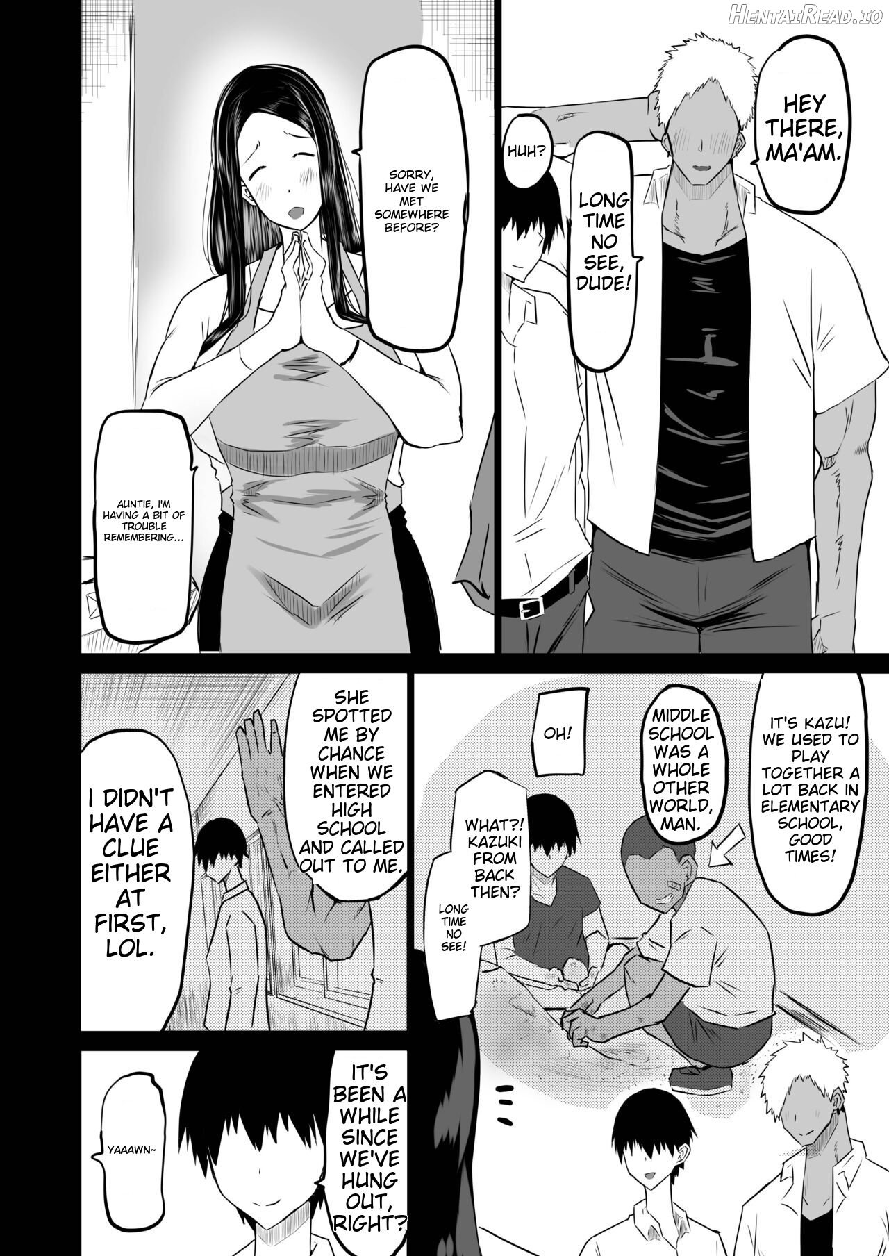 Tomodachi ga Boku no Oba to Mama de Gachinuki-1280x Chapter 1 - page 11