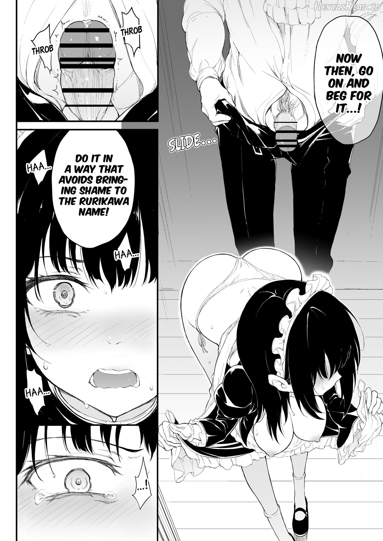 Maid Kyouiku. -Botsuraku Kizoku Rurikawa Tsubaki- Chapter 1 - page 17