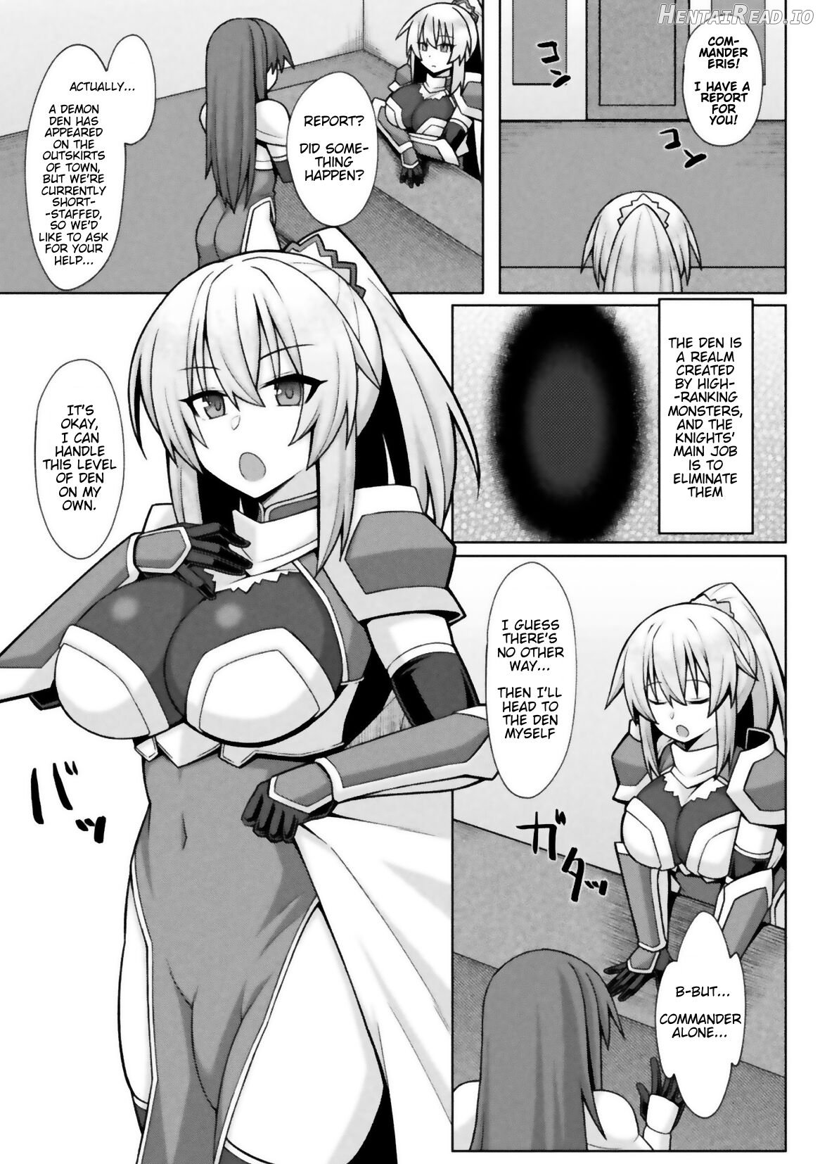 Futanari Holy Knight and the Cage of Sperm-Draining Chapter 1 - page 2