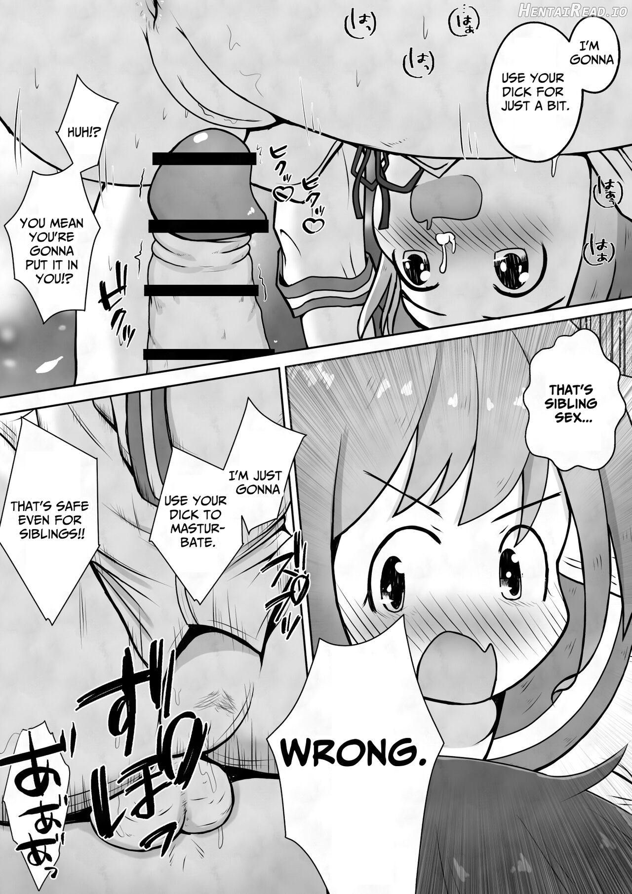 I want my sister to stop making me take off my pants without permission and masturbate with the smell of dirt! Chapter 1 - page 17