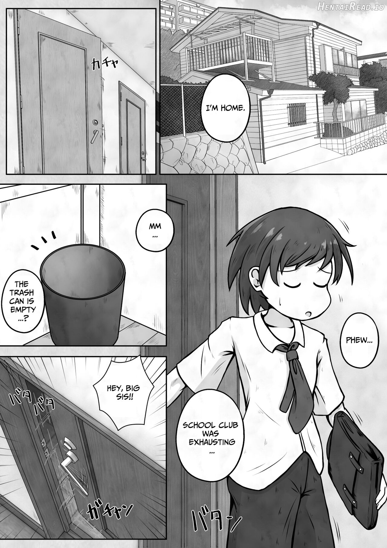 I want my sister to stop making me take off my pants without permission and masturbate with the smell of dirt! Chapter 1 - page 2