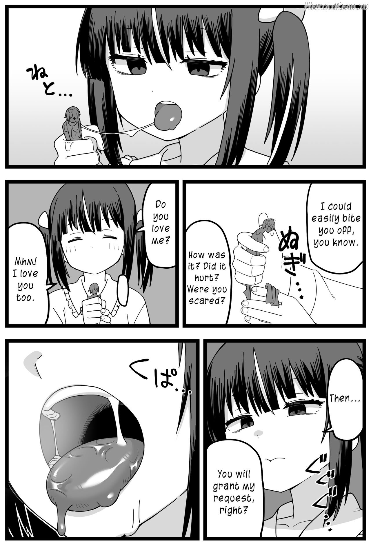 Uwaki ga Barete Kanojo ni Chiisaku Sarete Taberareru Manga Chapter 1 - page 12