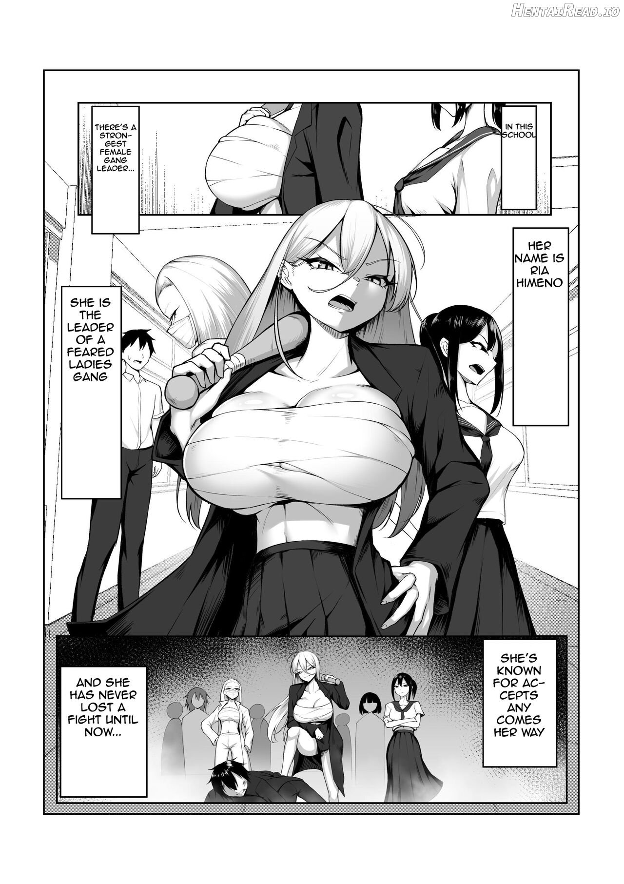 The strongest female gang leader would never lose to perverted brats! Chapter 1 - page 2