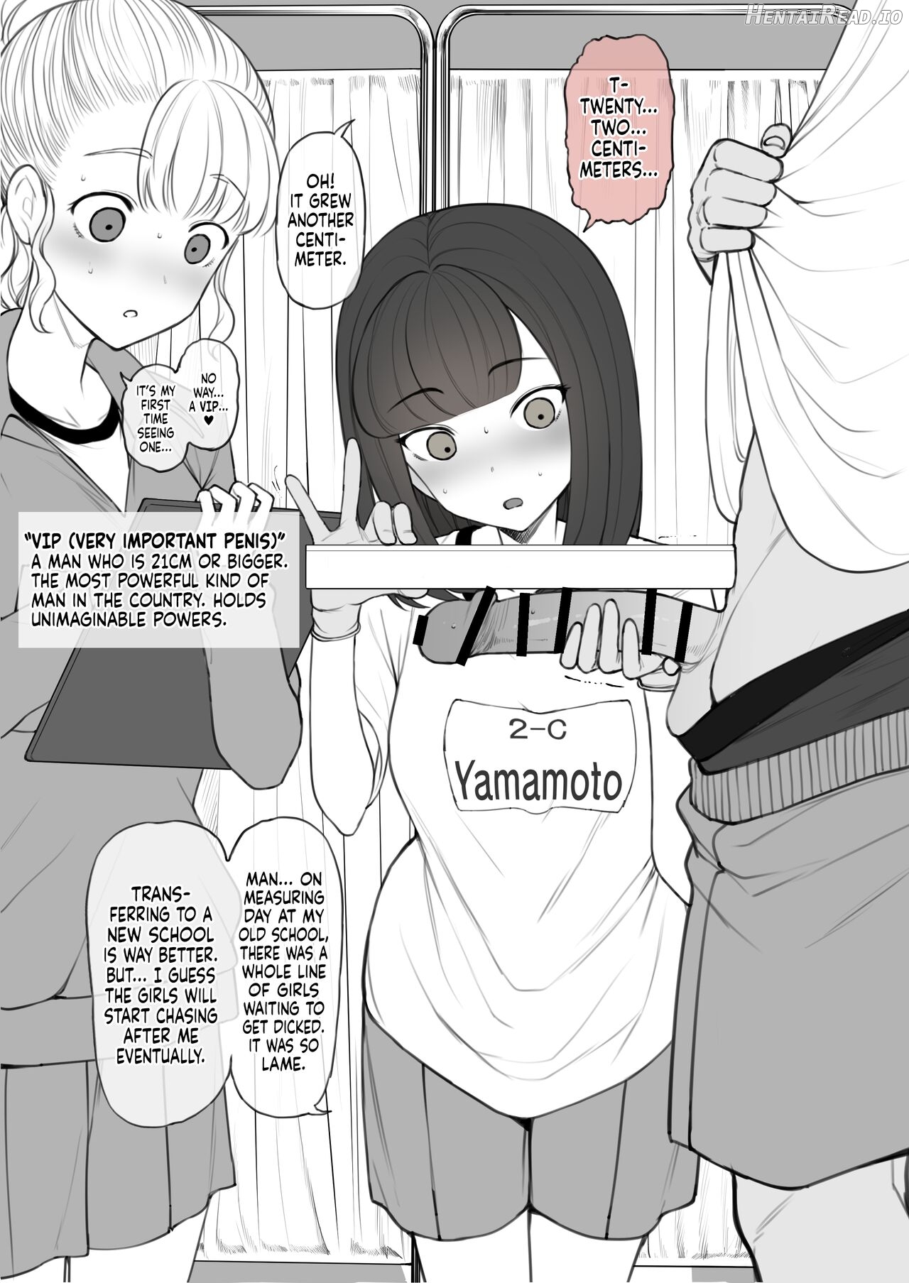 Penis no Dekasa de Subete ga Kimaru Sekai de Sochin no Boku ga Kisekiteki ni Te ni Ireta Kanojo wa Touzen no You ni Dekachin ni Netorarete Owaru Chapter 1 - page 6